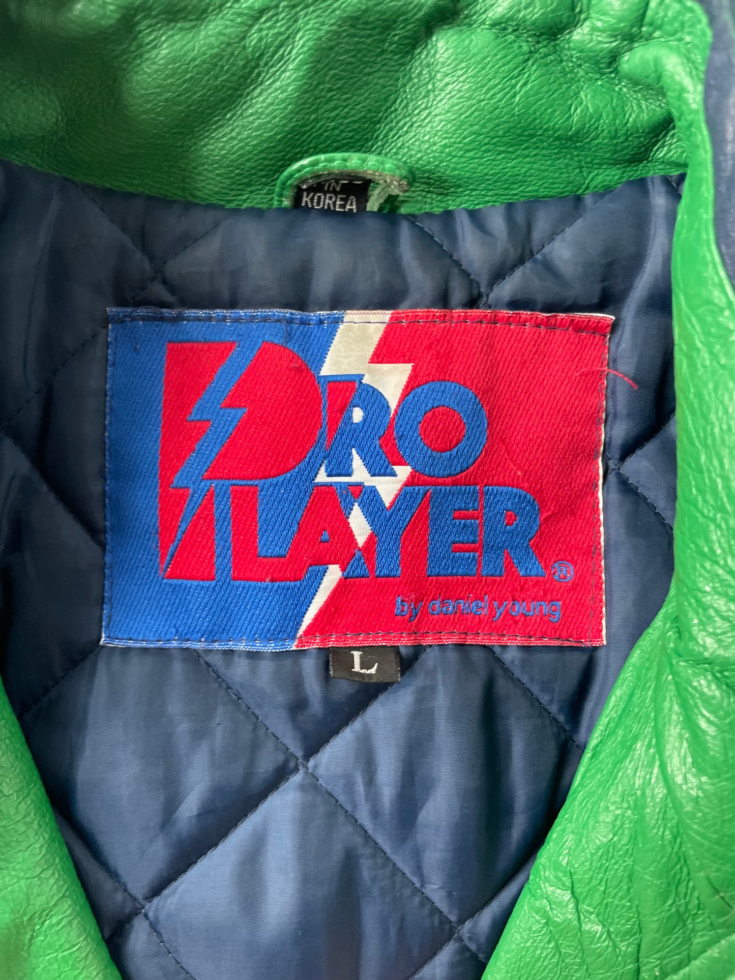 Vintage Notre Dame ProPlayer Leather Jacket Large