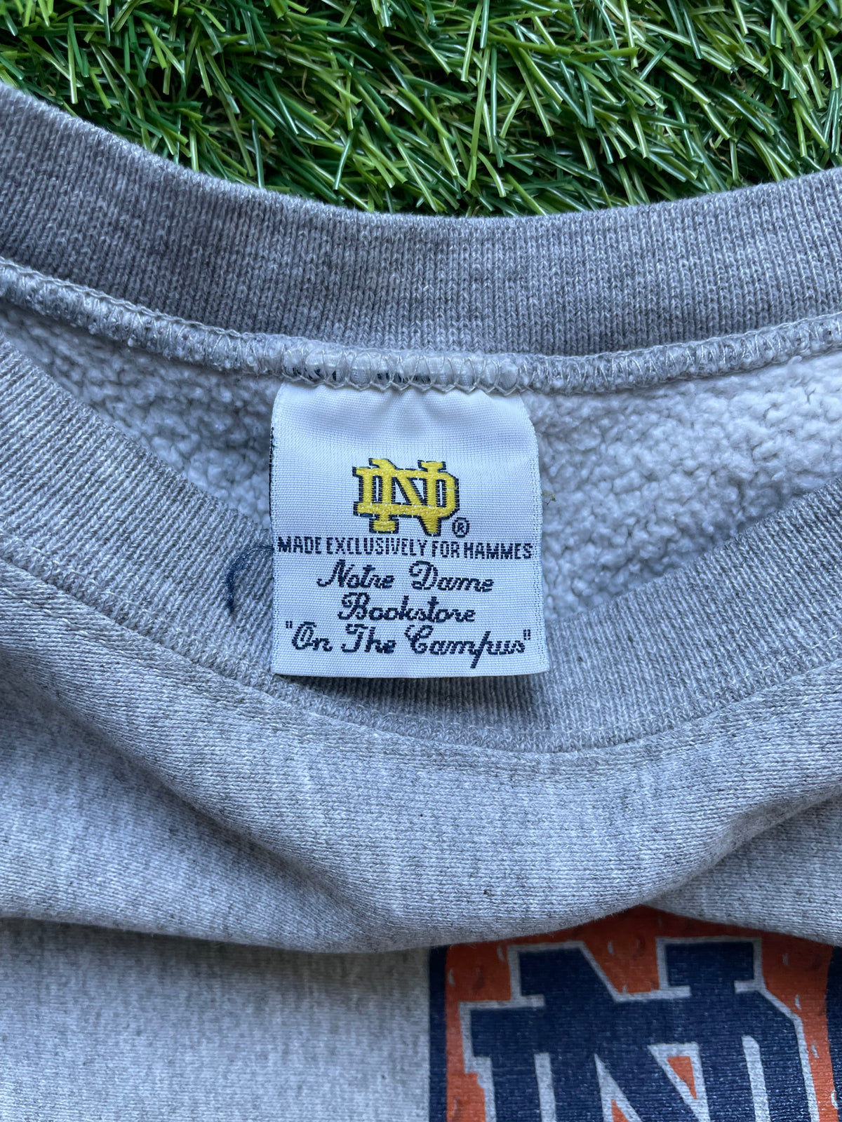 Vintage Notre Dame Football Crewneck Sweatshirt Large