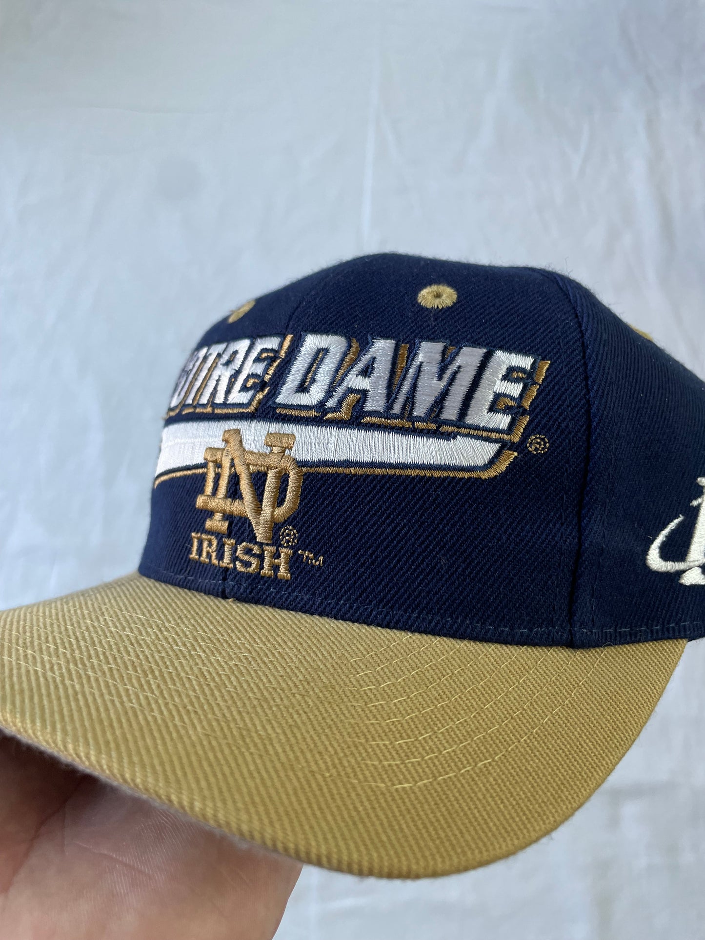 Vintage Notre Dame Logo Athletic Hat Brand New