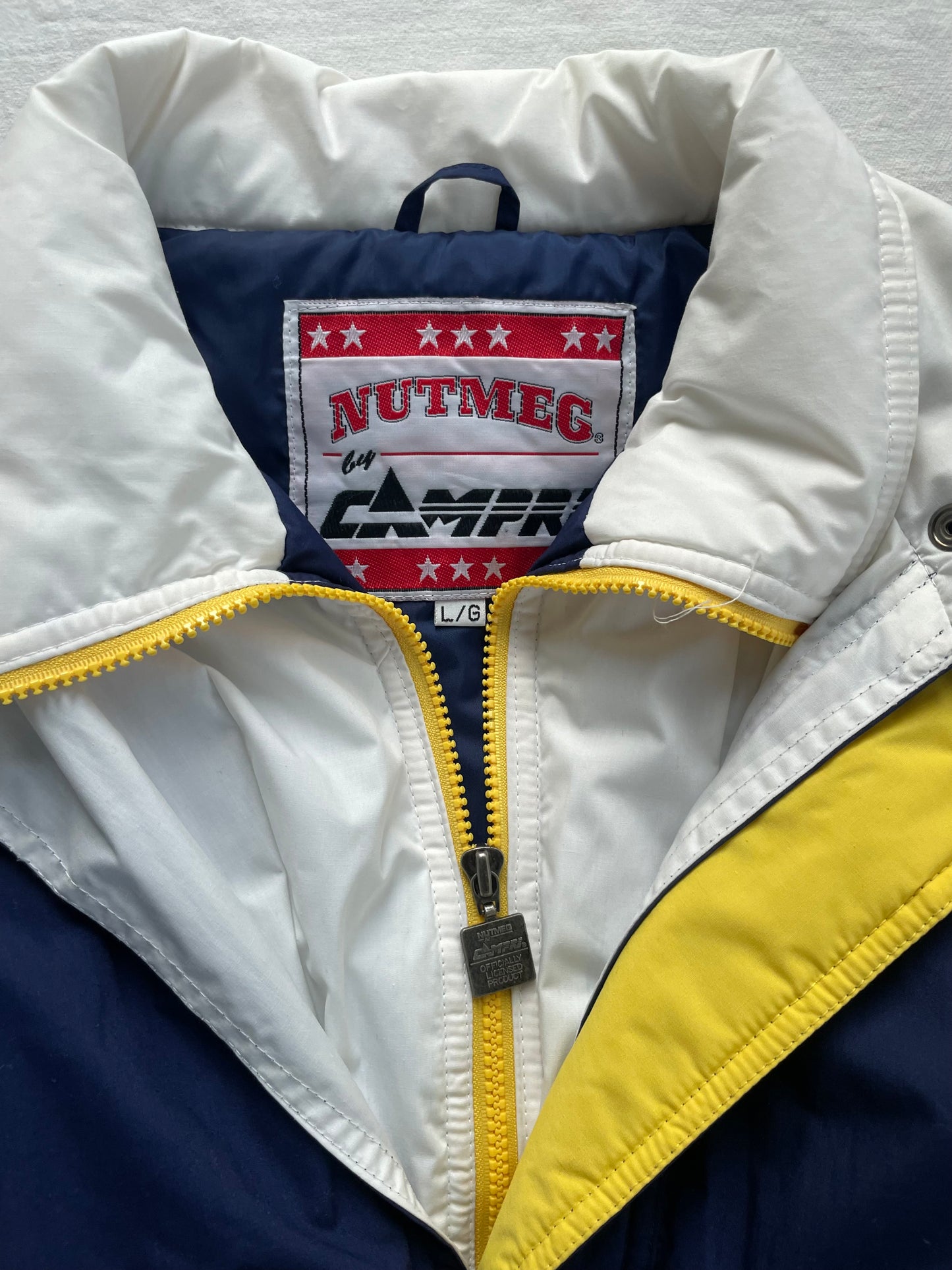 Vintage Notre Dame Puffer Jacket Large