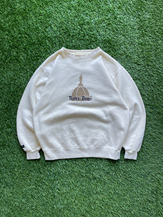 Vintage Notre Dame Golden Dome Crewneck Sweatshirt Medium
