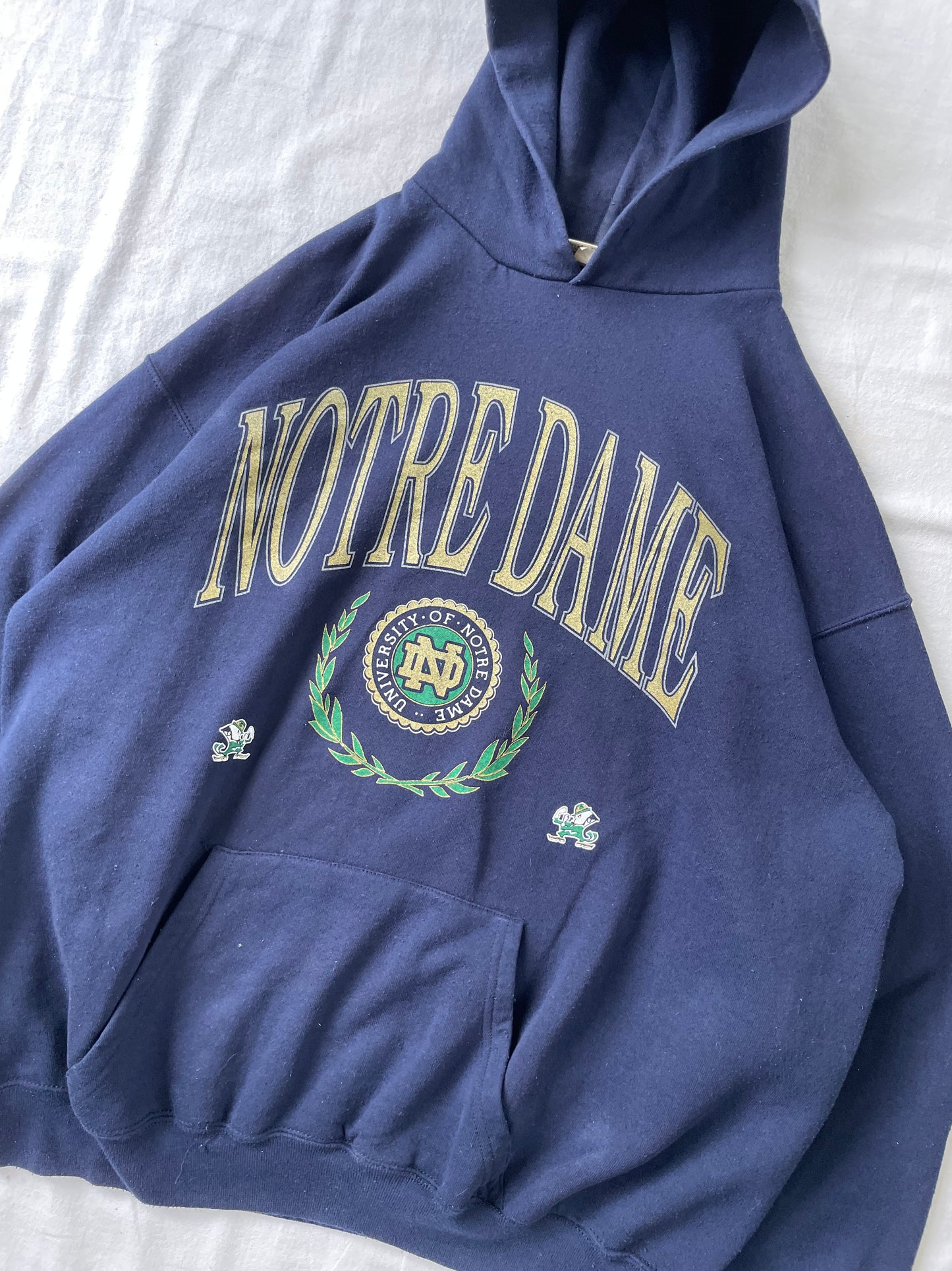 Vintage Notre Dame Hoodie XLarge