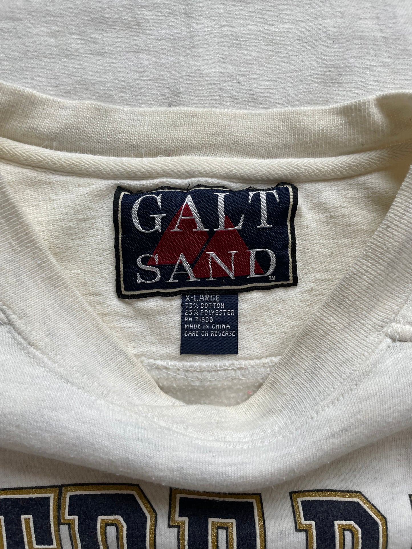 Vintage Notre Dame Football Crewneck XLarge/2XL