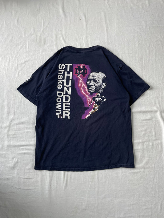 Vintage Notre Dame Shake Down The Thunder “The Shirt” XLarge