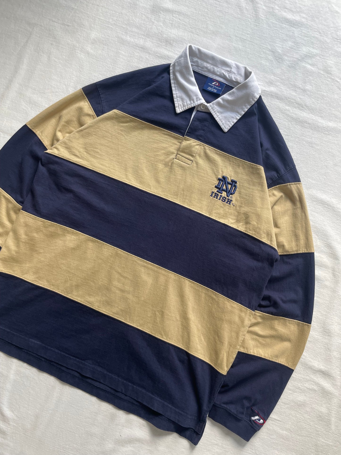 Vintage Notre Dame Rugby Polo Large/XLarge