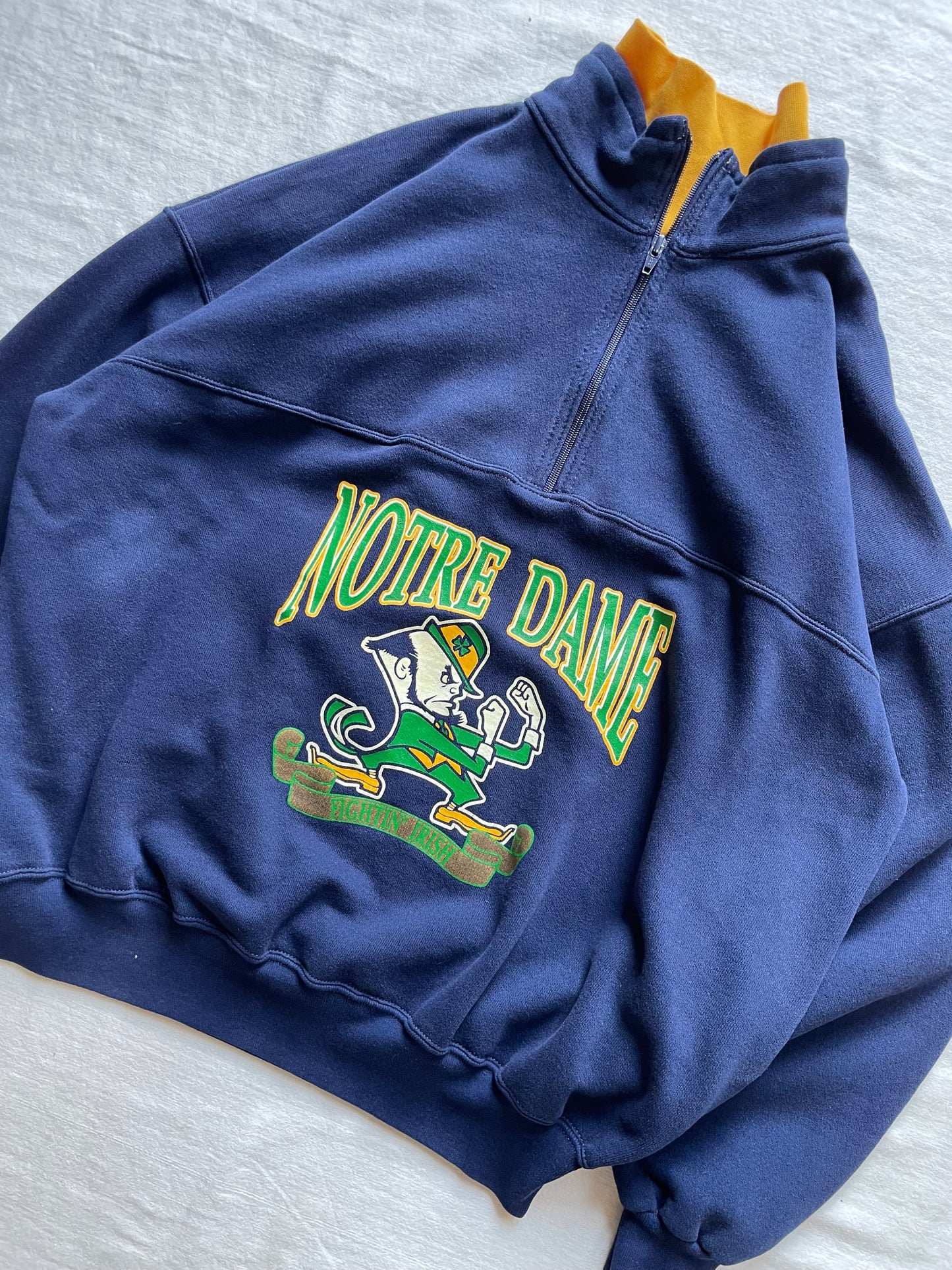 Vintage Notre Dame Sweatshirt Large