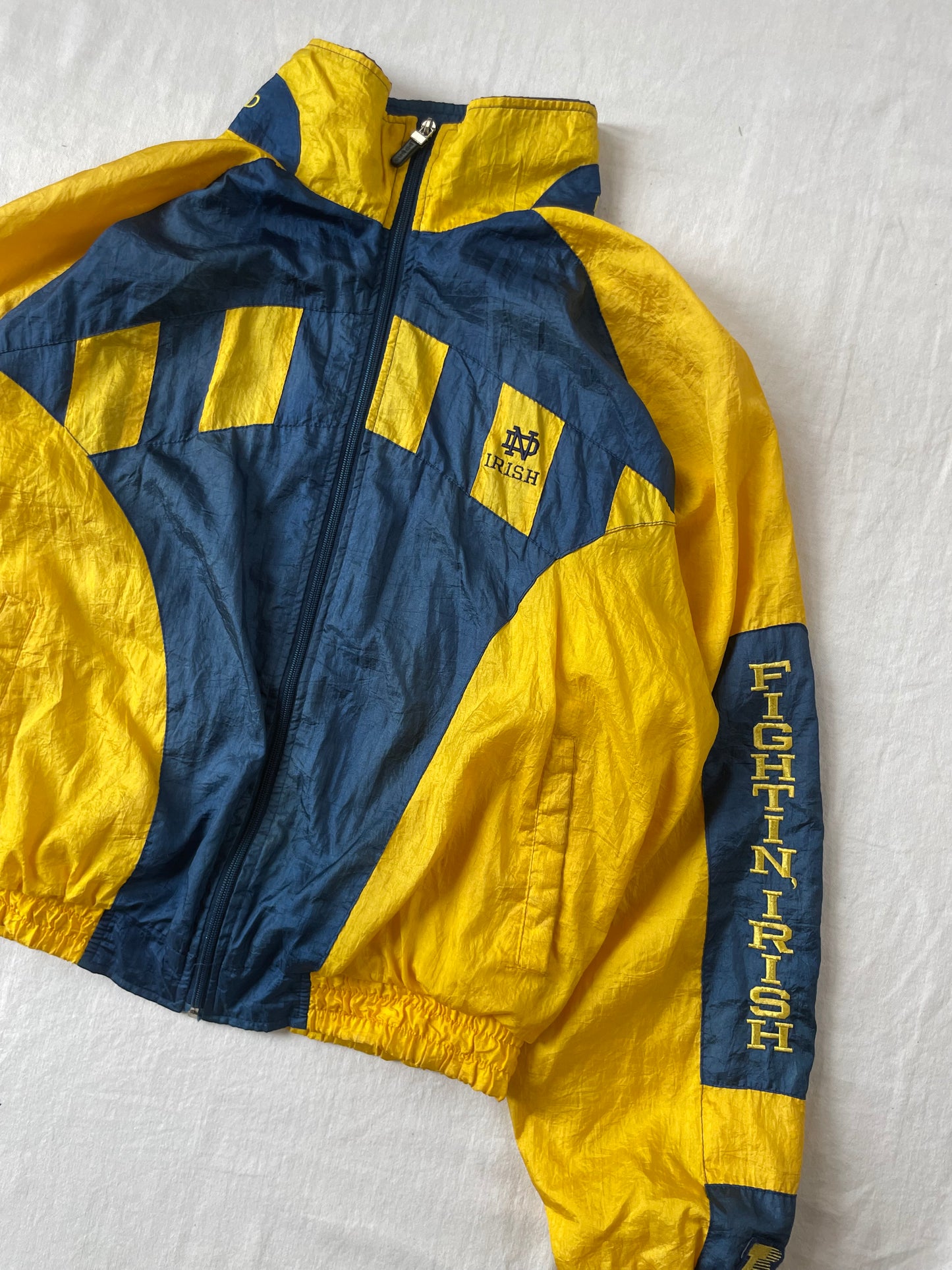 Vintage Notre Dame Track Suit Large