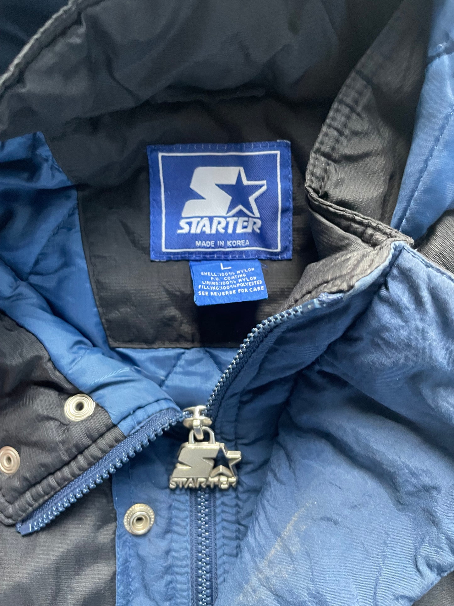 Vintage Notre Dame Puffer Jacket Large