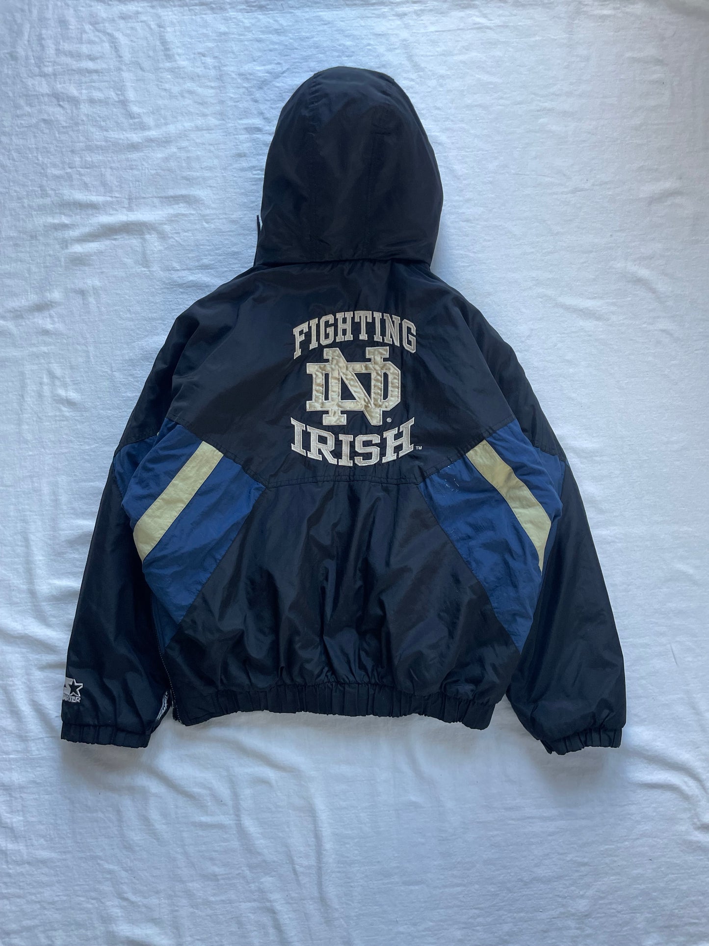 Vintage Notre Dame Puffer Jacket Large