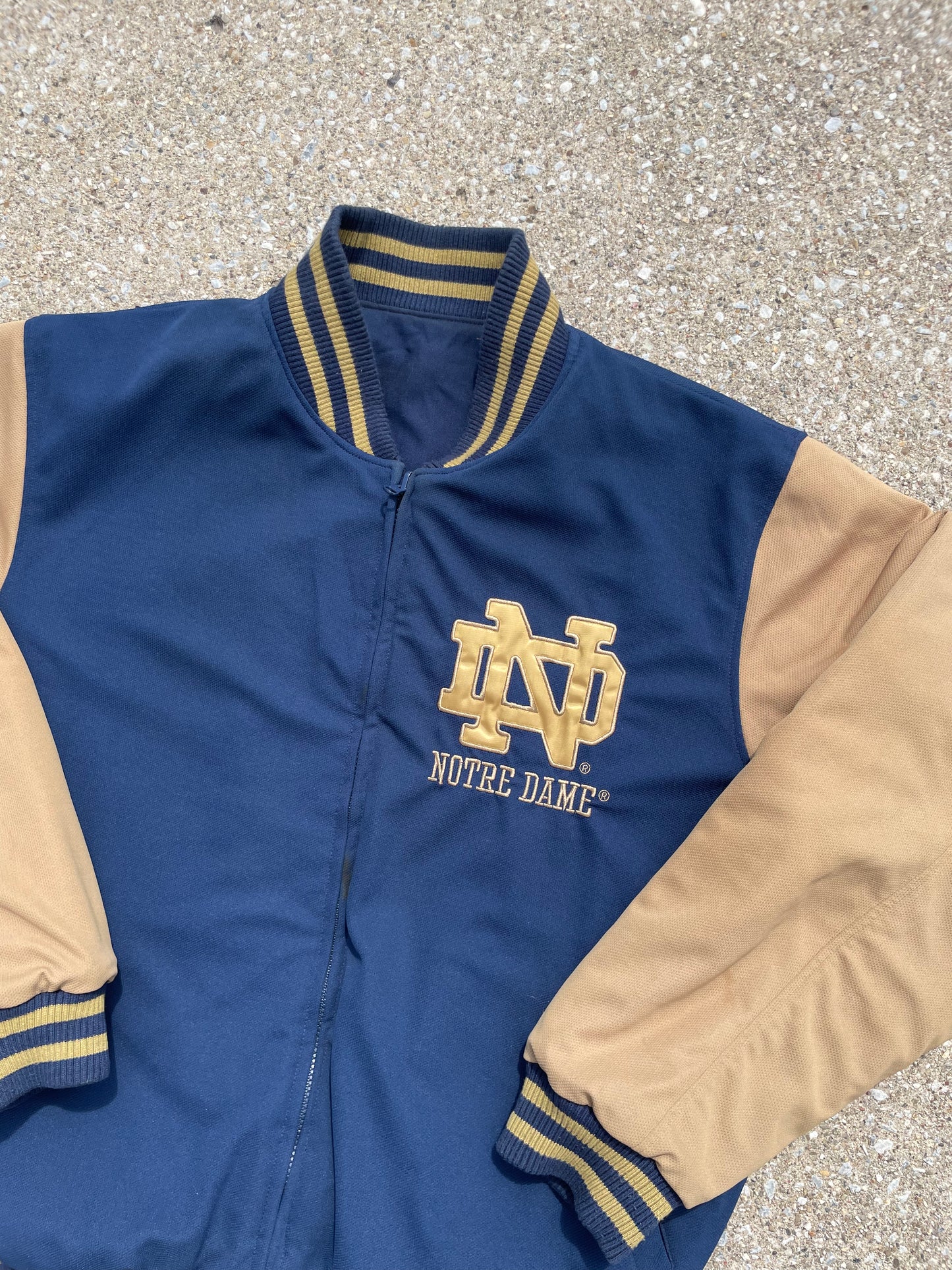 Vintage Notre Dame National Champions Reversible Varsity Jacket XLarge