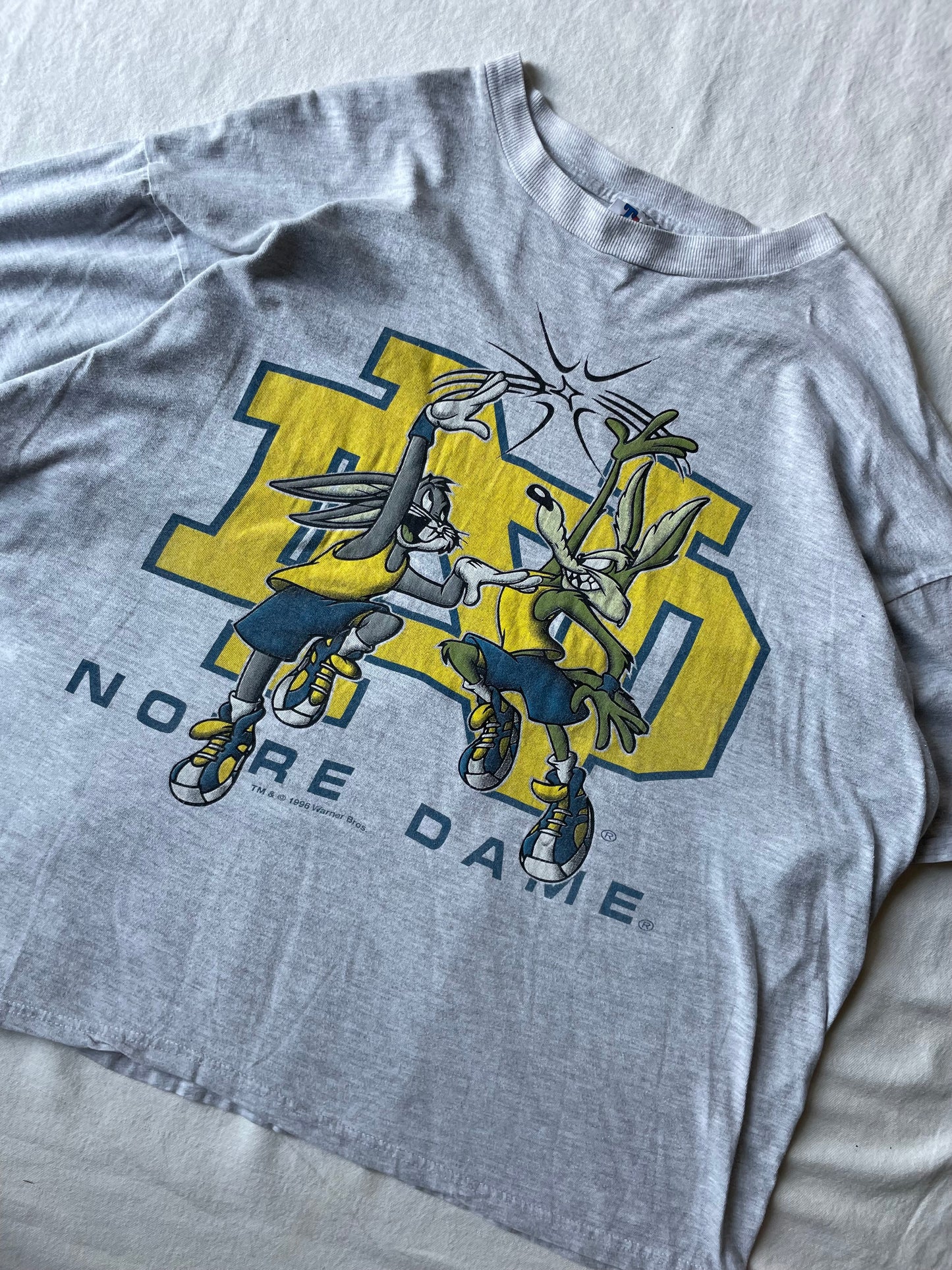 Vintage Notre Dame Looney Tunes T-shirt XLarge