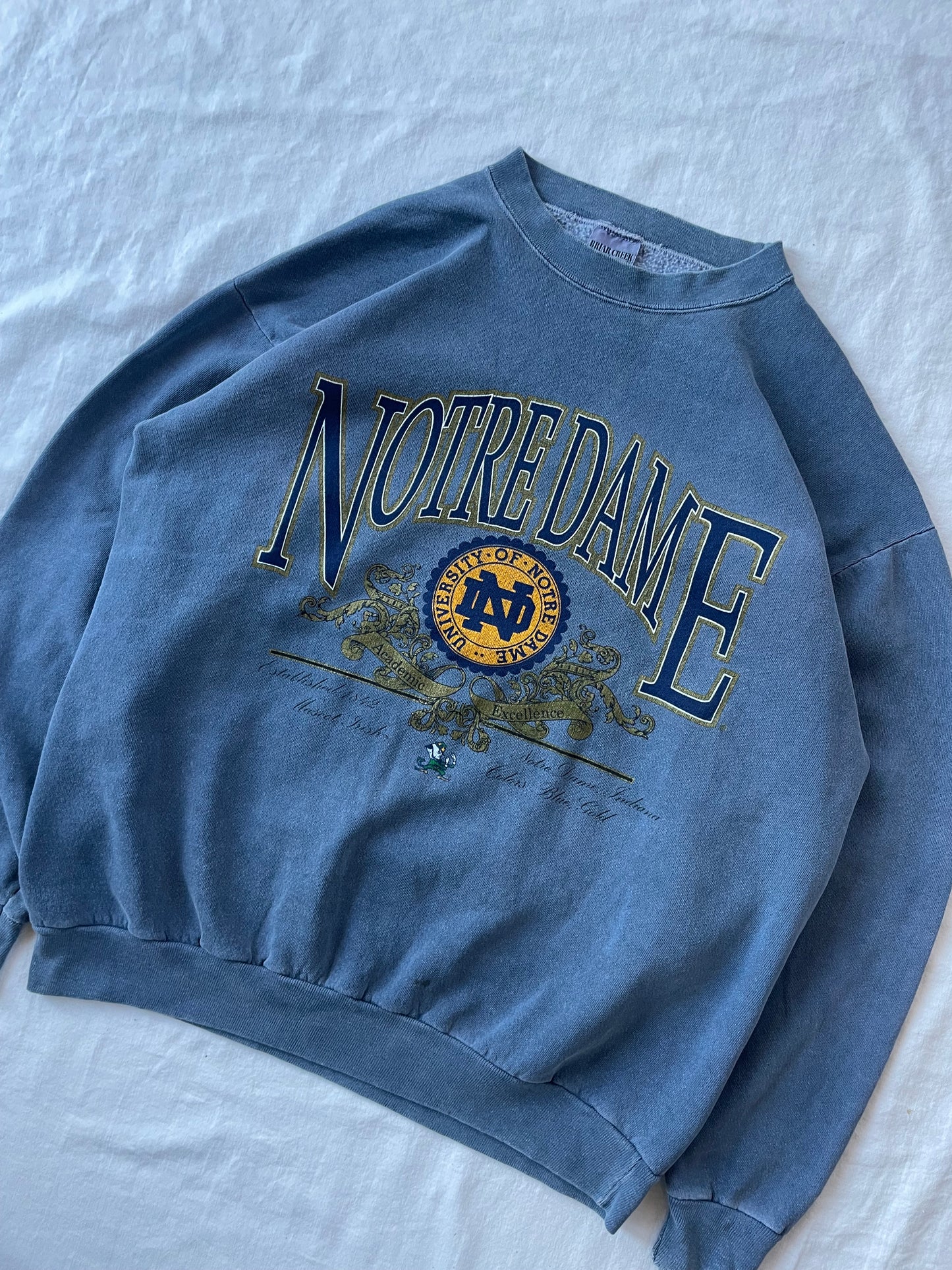 Vintage Notre Dame Crewneck Large