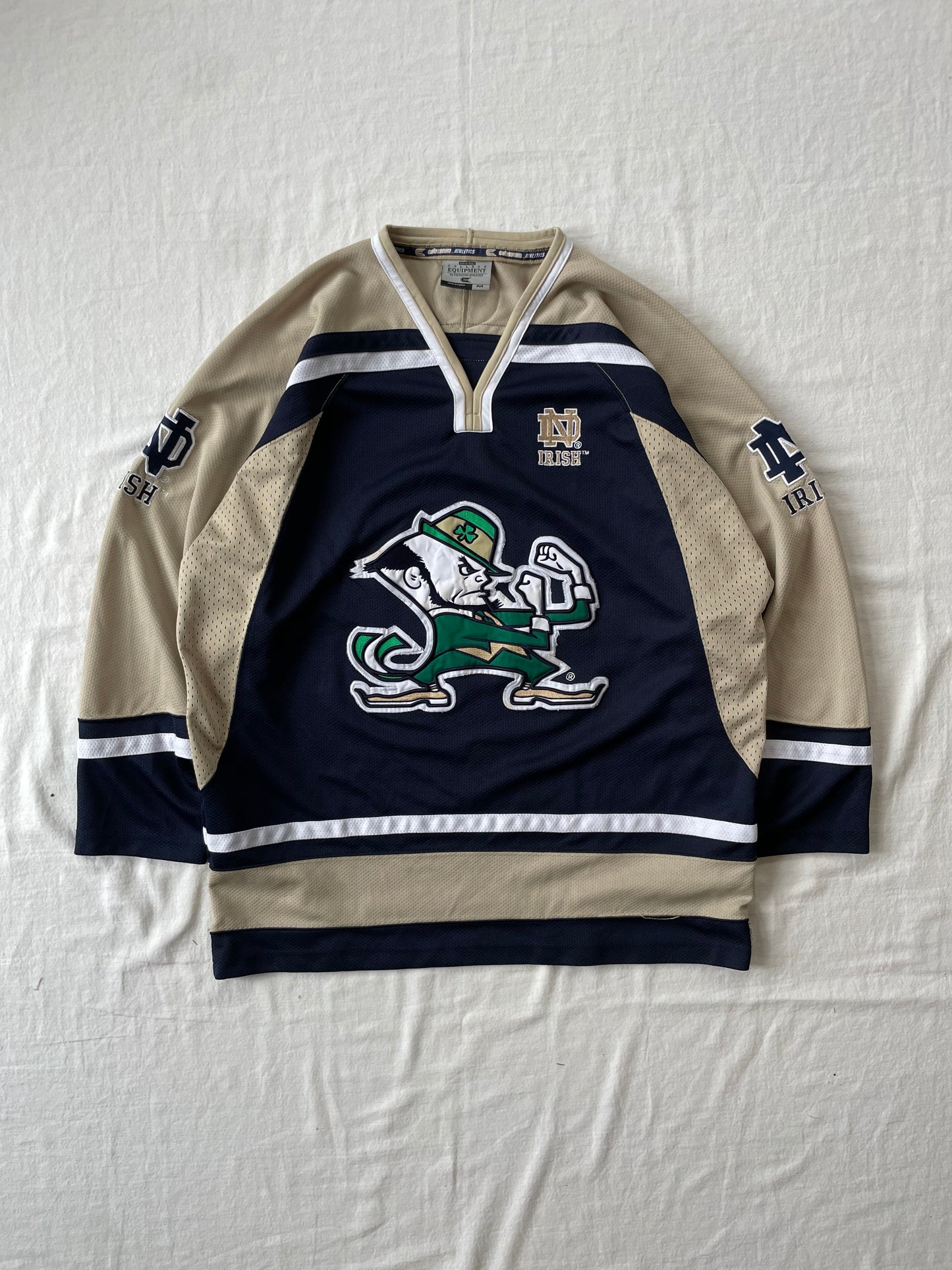 Vintage Notre Dame Hockey Jersey Medium/Large