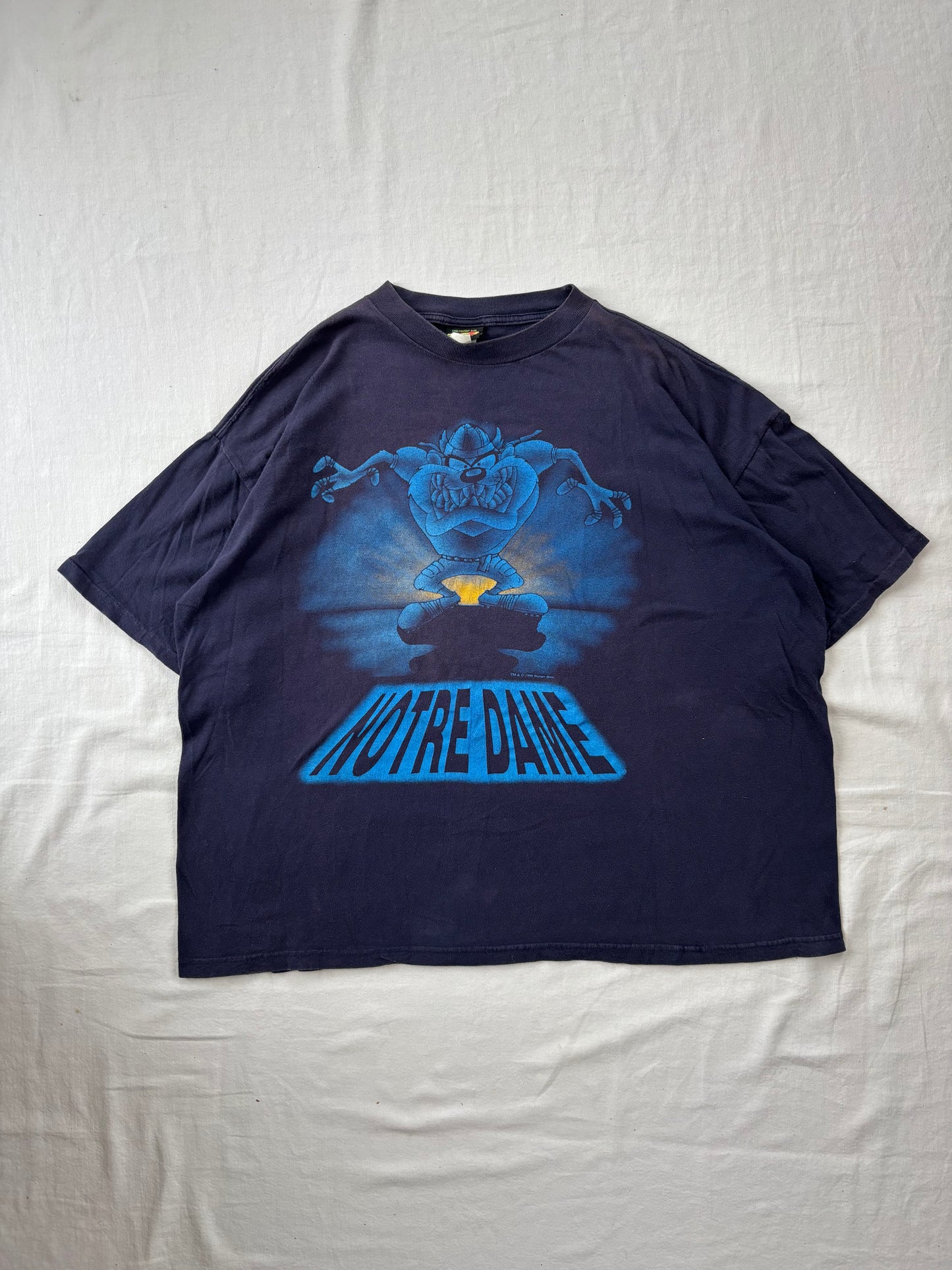 Vintage Notre Dame Taz Tee XLarge