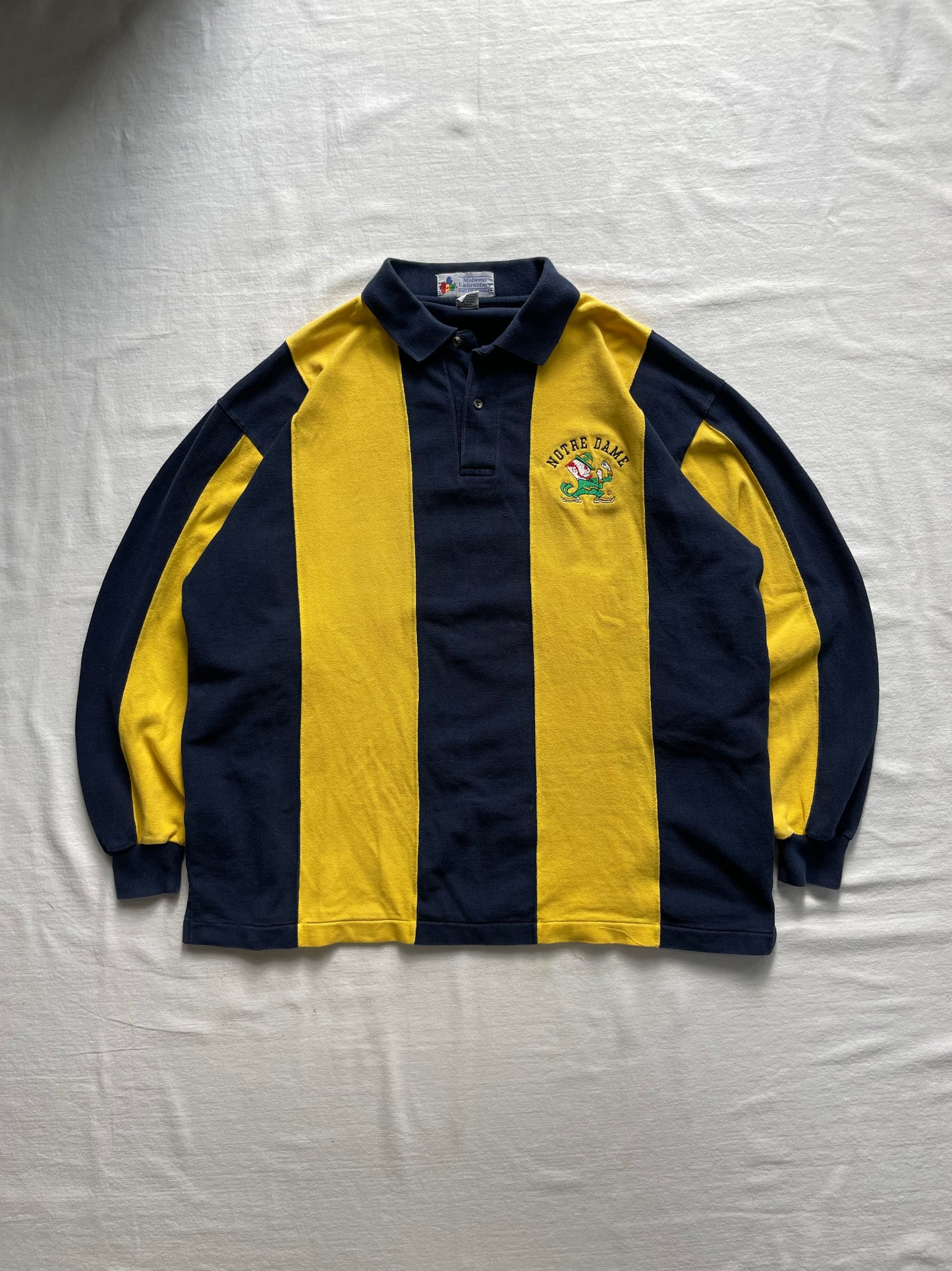 Vintage Notre Dame Rugby Polo Large/XLarge