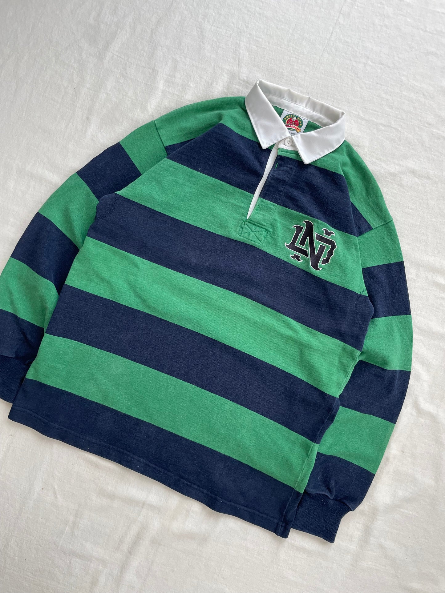 Vintage Notre Dame Rugby Polo Men’s Large