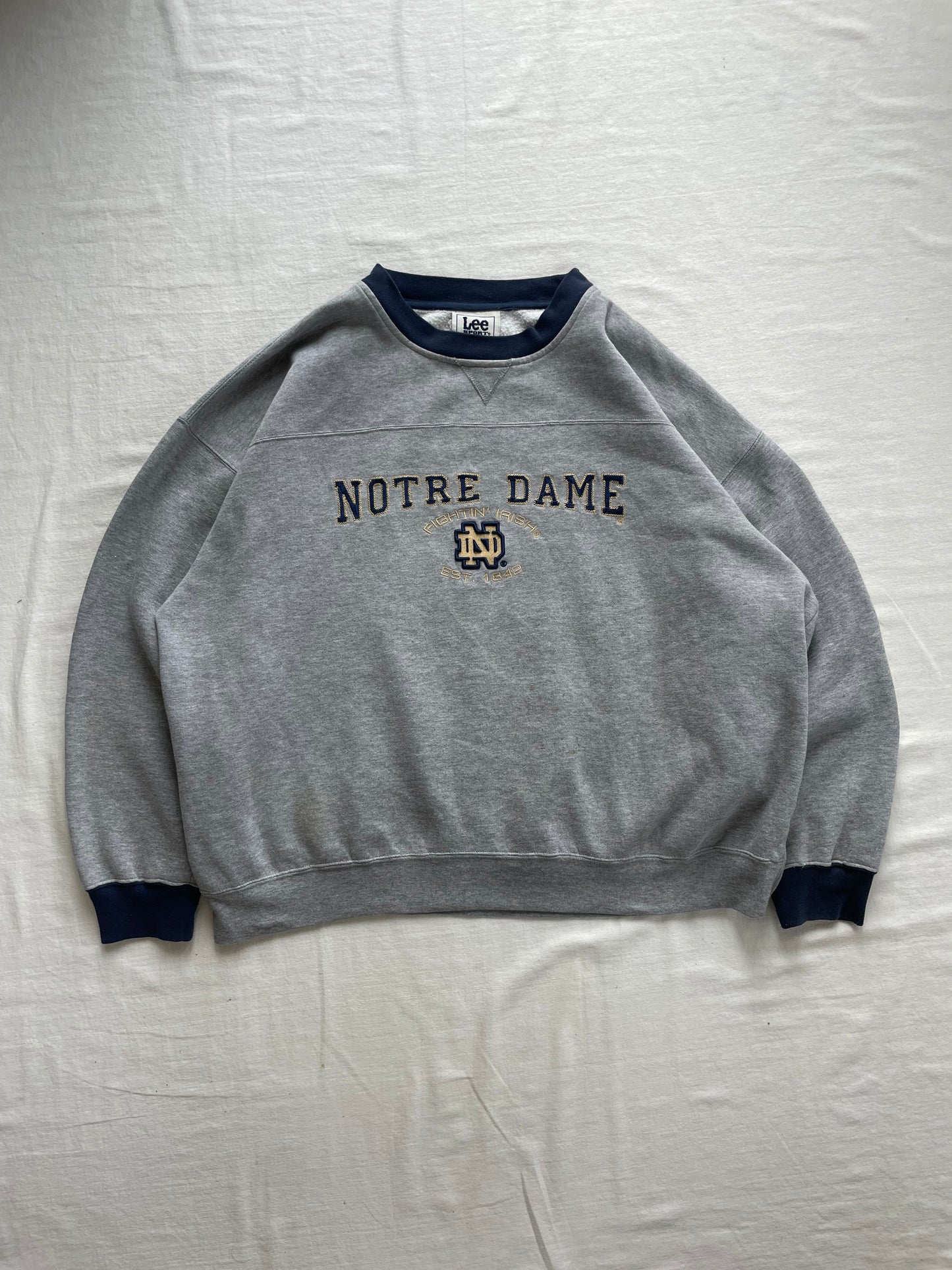 Vintage Notre Dame Crewneck XLarge