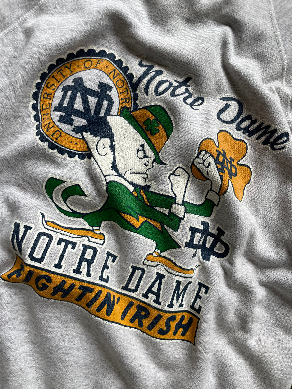 Vintage Notre Dame Fightin’ Irish Crewneck Large/XLarge