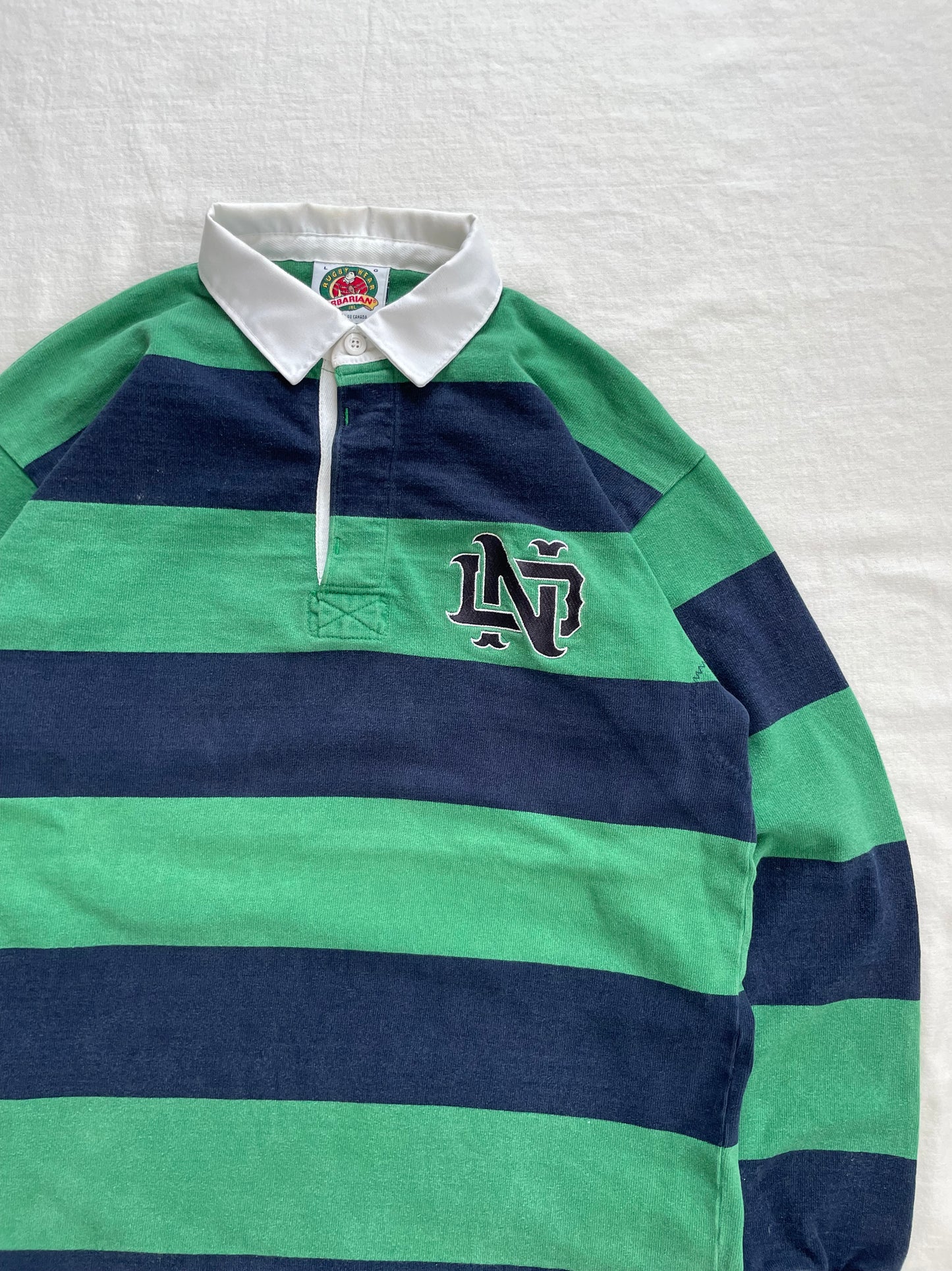 Vintage Notre Dame Rugby Polo Men’s Large