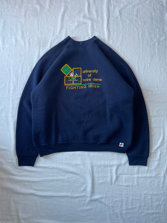 Vintage Notre Dame Fighting Irish Crewneck Large/XLarge