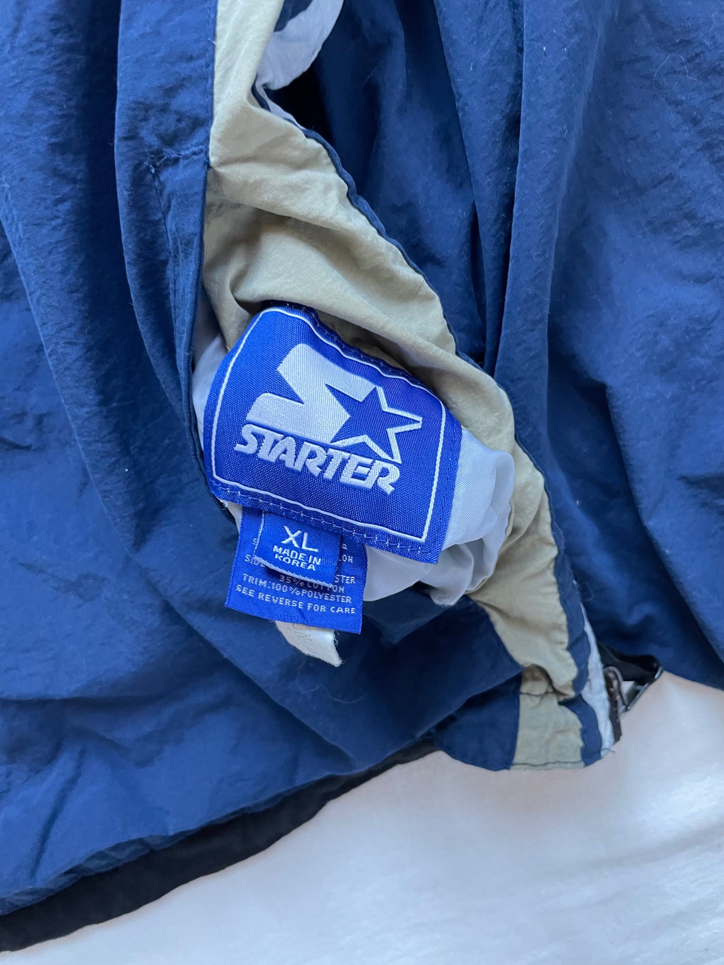 Vintage Notre Dame Reversible Windbreaker Jacket XLarge