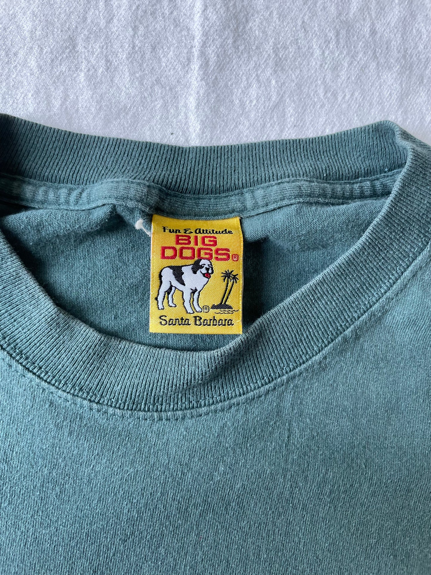 Vintage Big Dogs It’s Five O’Clock Somewhere Tee XLarge