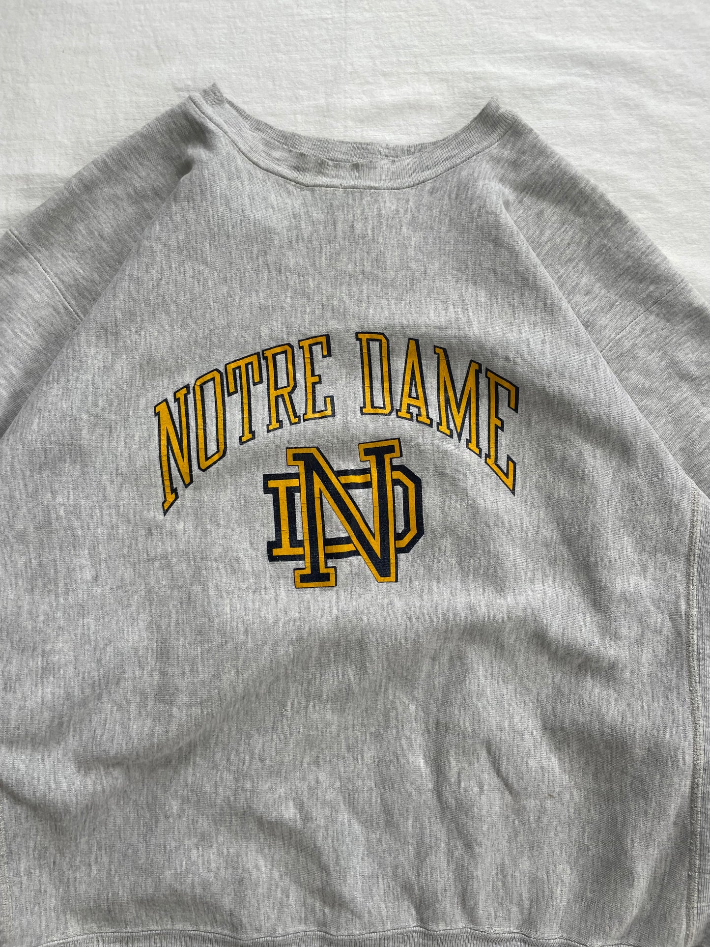 Vintage Notre Dame Champion Reverse Weave Crewneck Large/XLarge