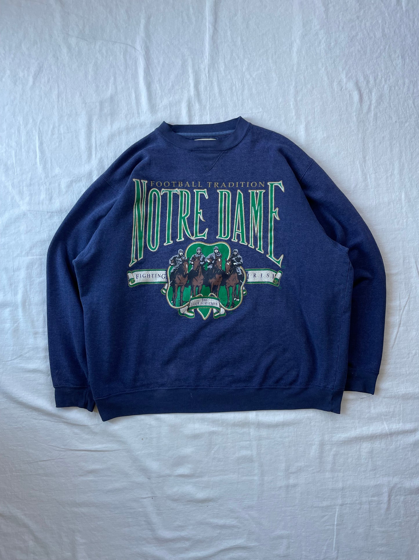 Vintage Notre Dame Four Horsemen Crewneck XLarge