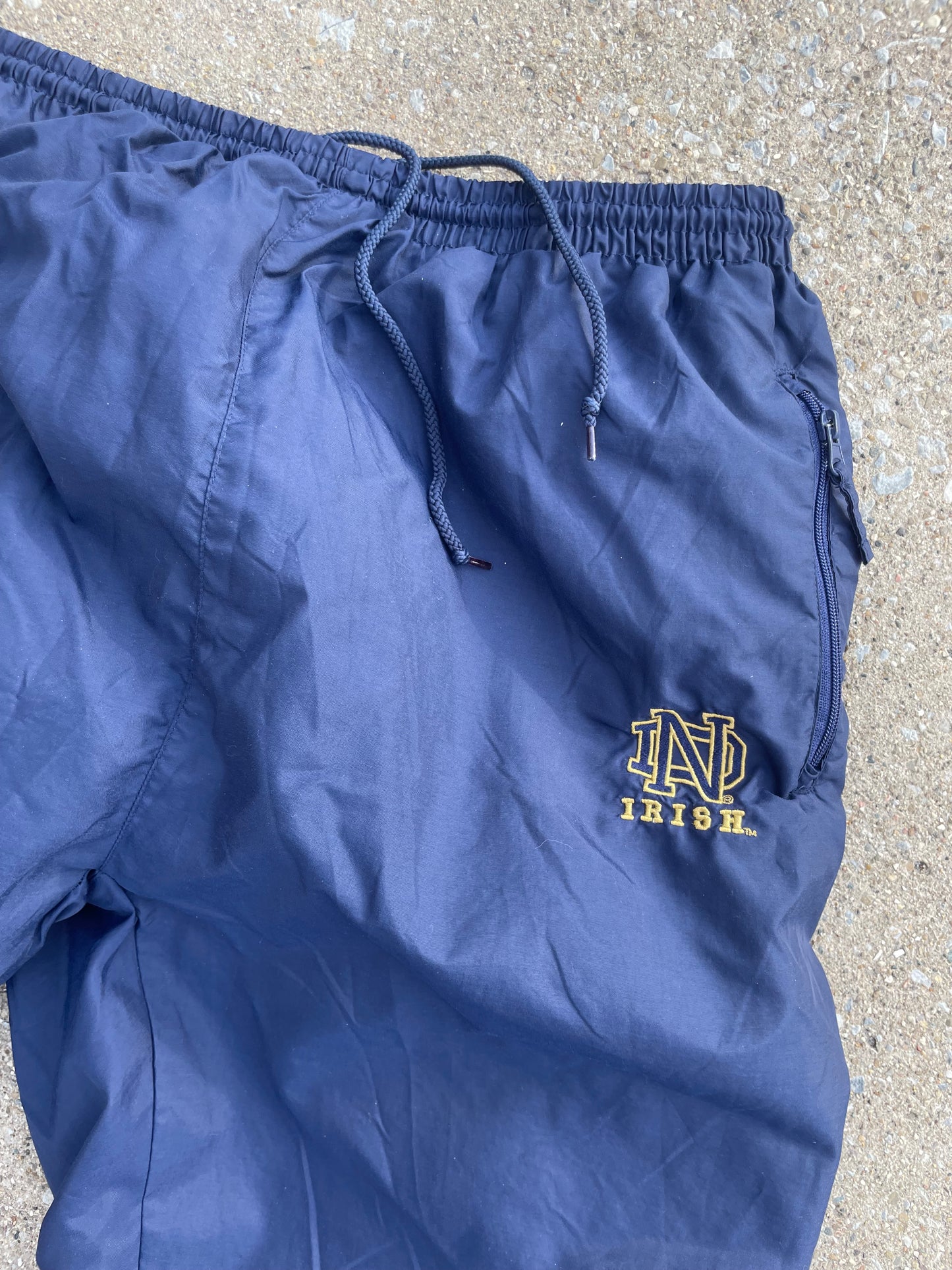 Vintage Notre Dame Starter Track Pants XLarge