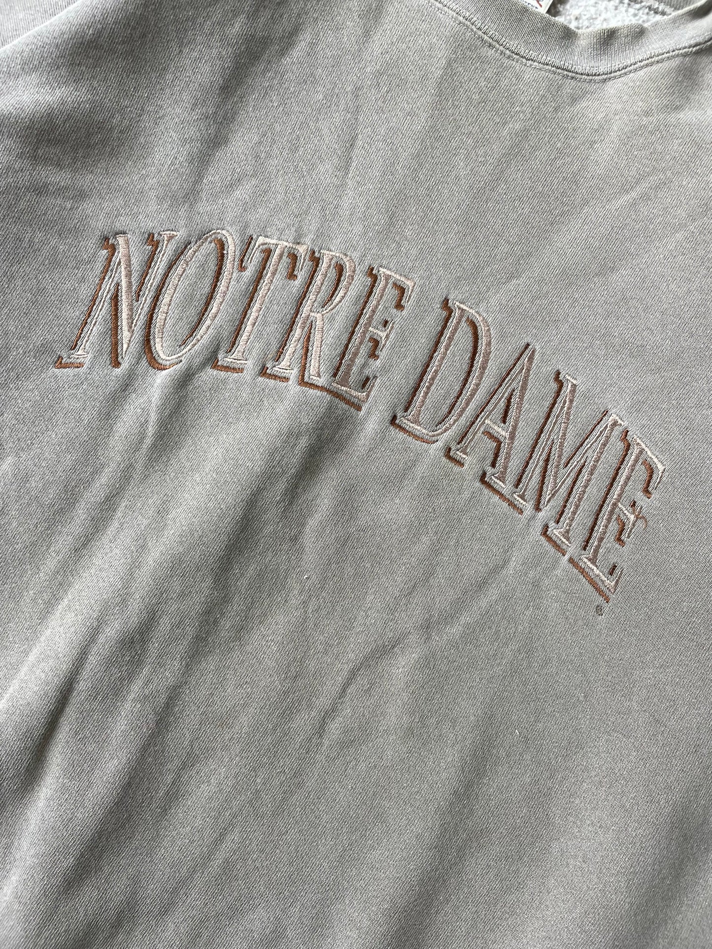 Vintage Notre Dame Crewneck XLarge