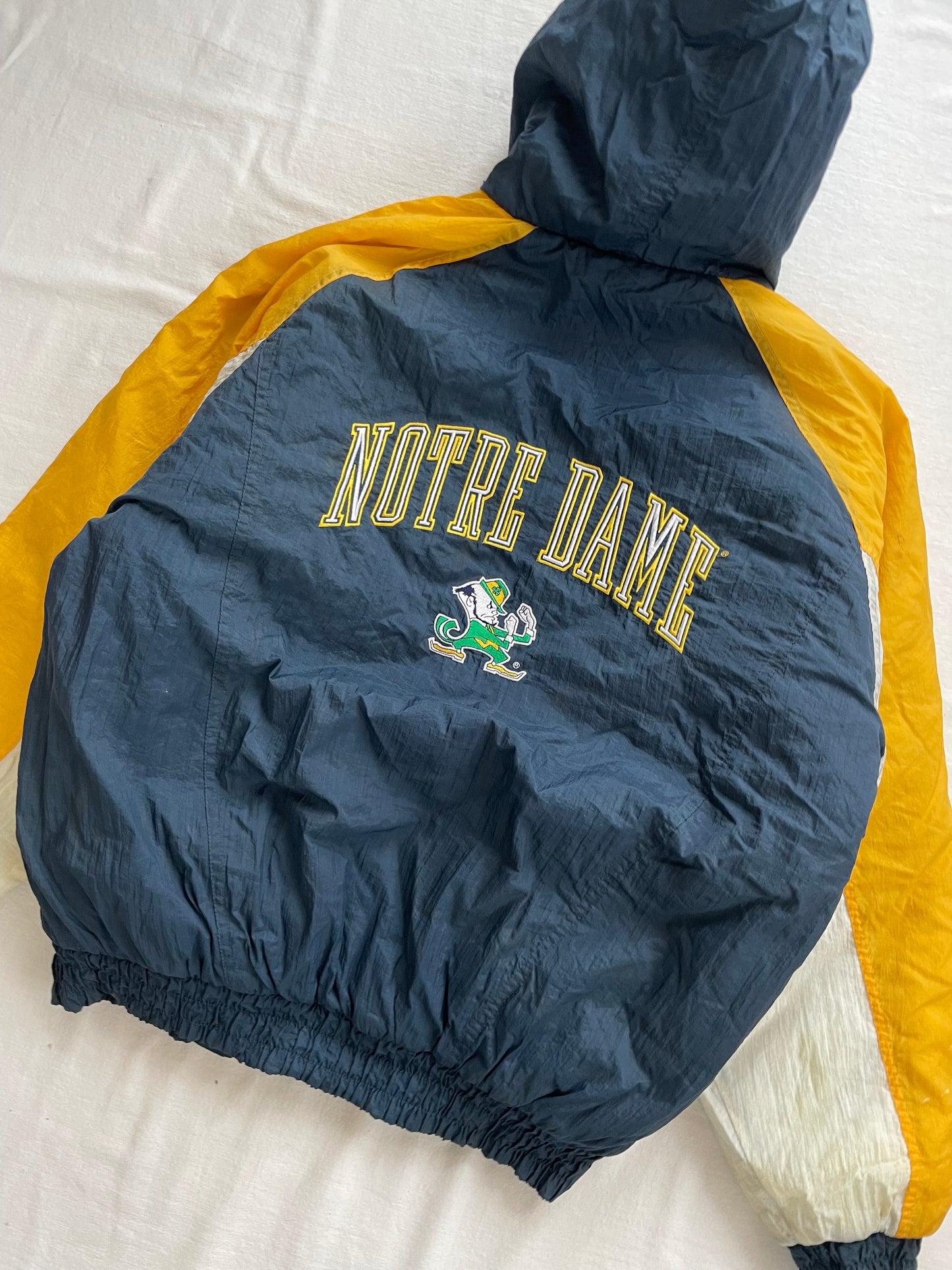 Vintage Notre Dame Puffer Jacket Large