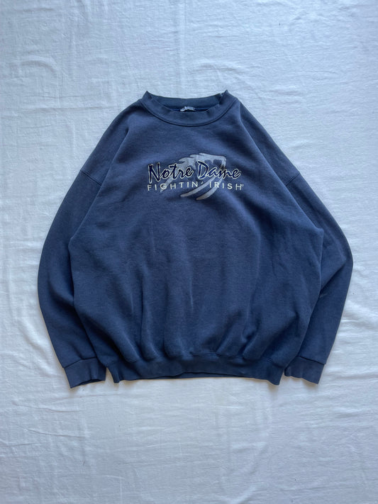 Vintage Notre Dame Football Crewneck Large/XLarge