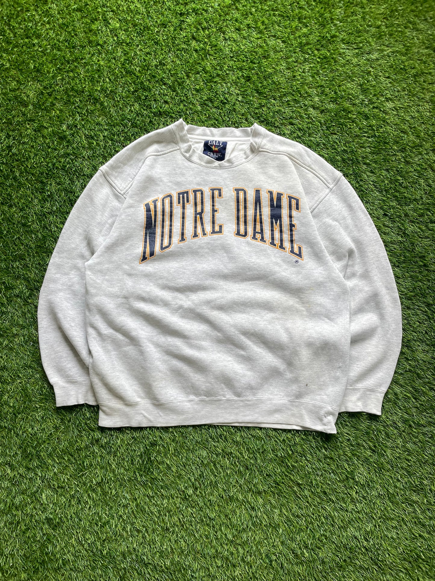 Vintage Notre Dame Fighting Irish Heavyweight Crewneck Sweatshirt Large