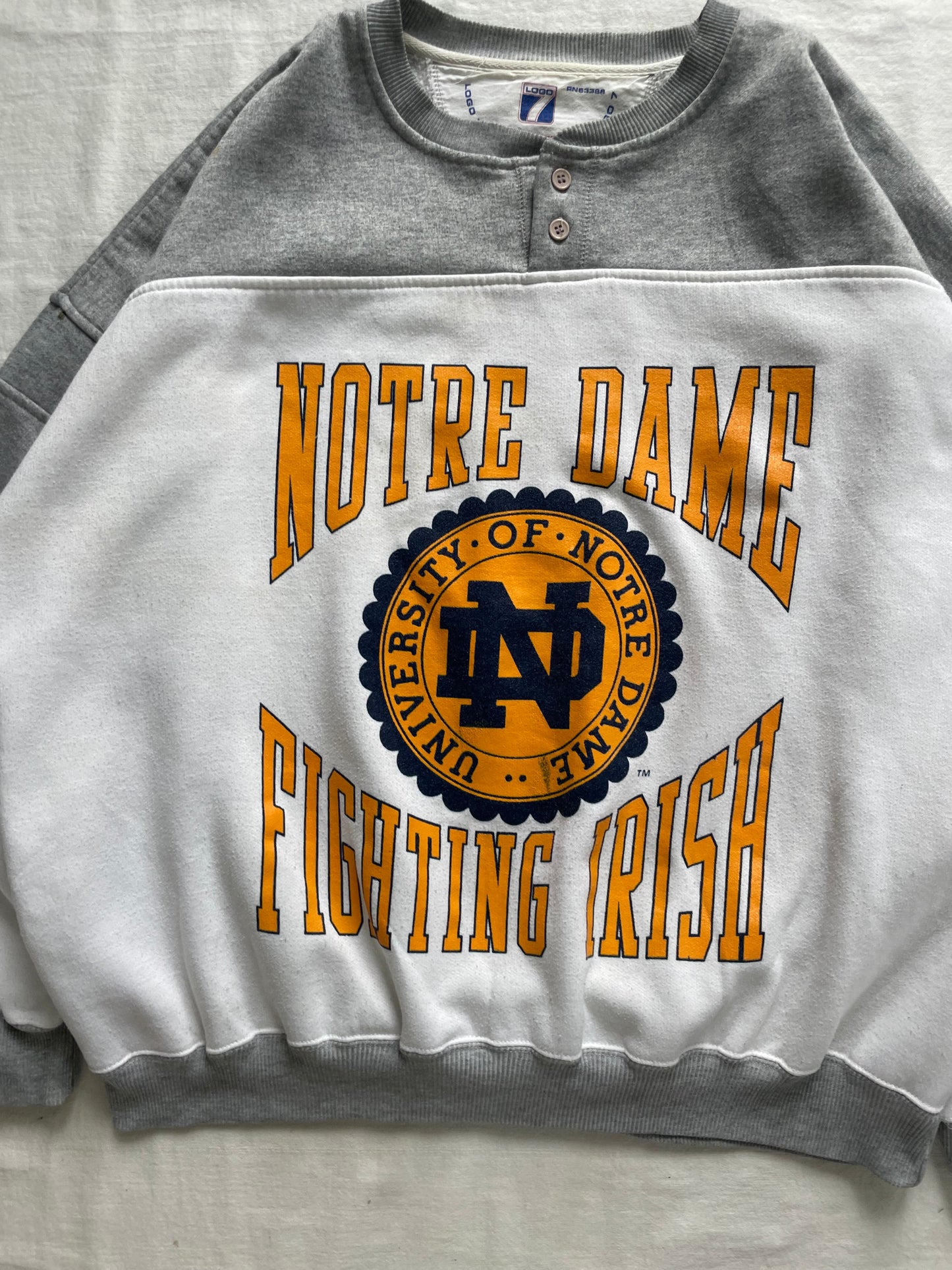 Vintage Notre Dame Fighting Irish Crewneck XLarge