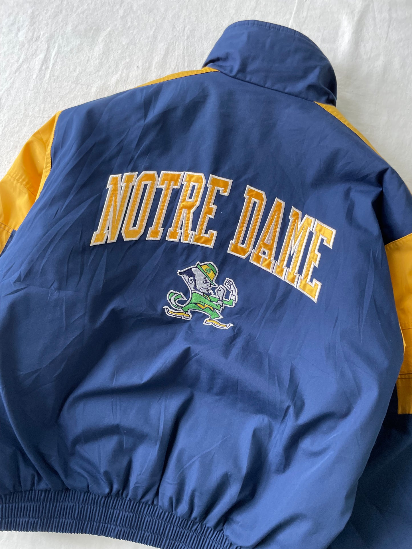 Vintage Notre Dame Puffer Jacket Large