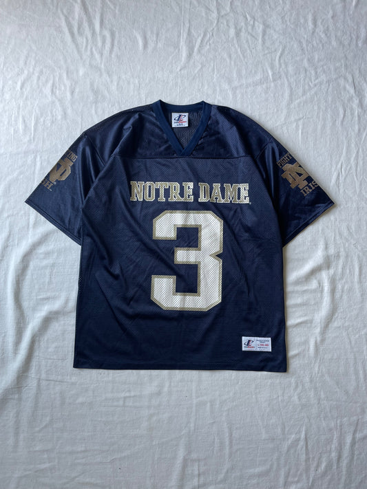 Vintage Notre Dame Football Jersey Large