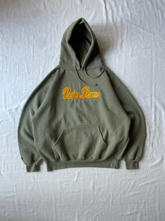 Vintage Notre Dame Hoodie XLarge