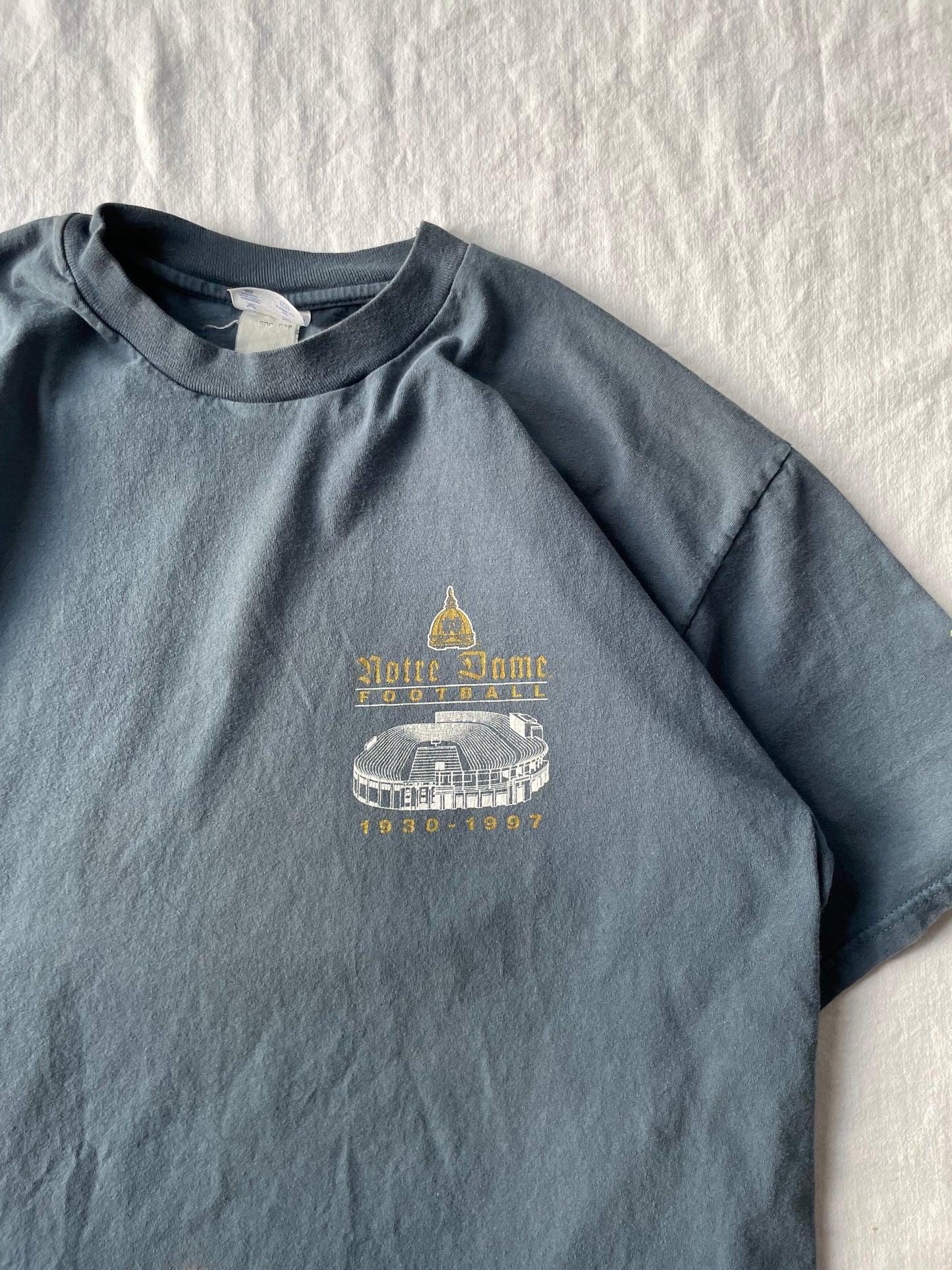 Vintage 1997 Notre Dame The Shirt XLarge