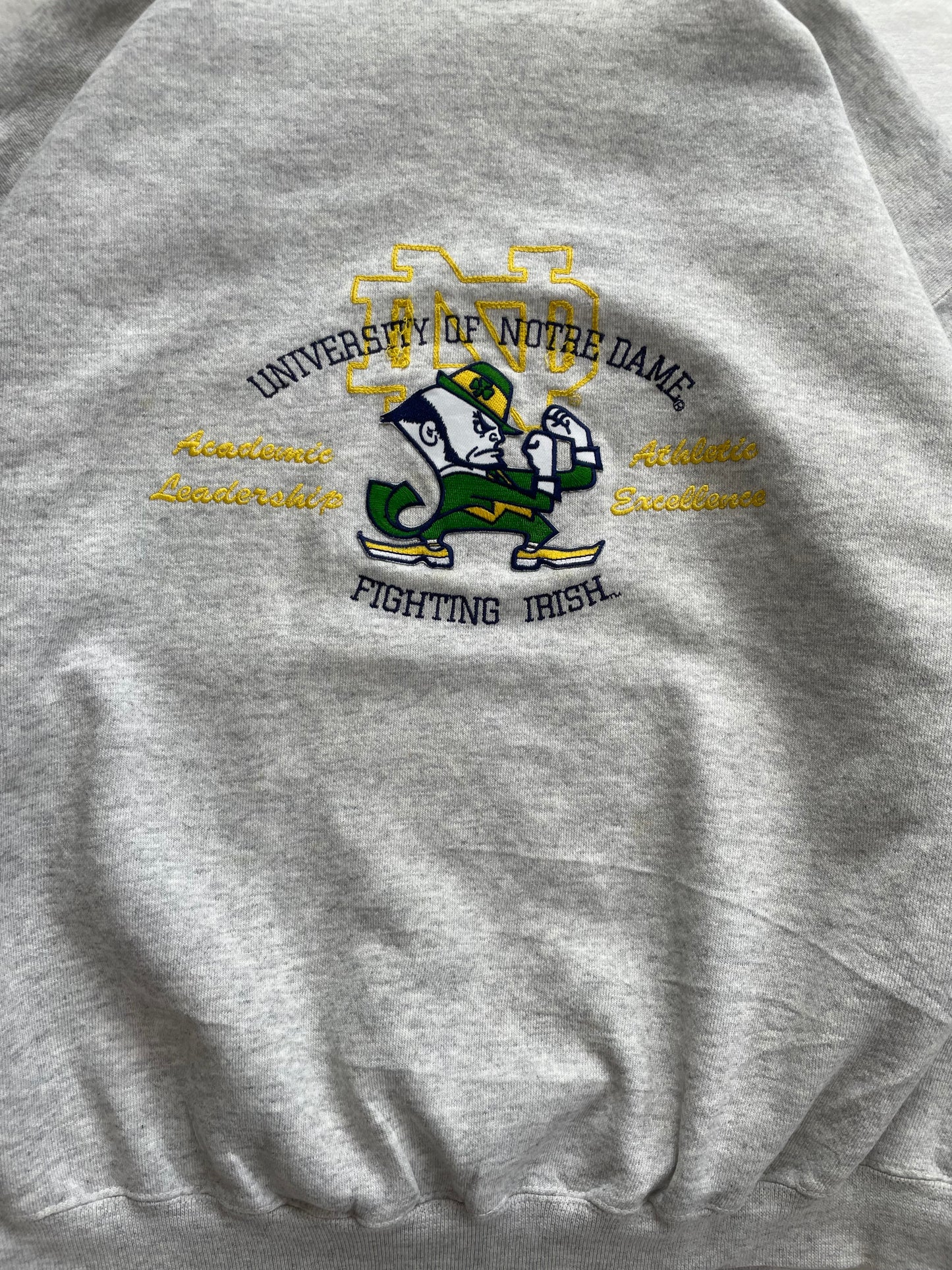 Vintage Notre Dame Crewneck XLarge