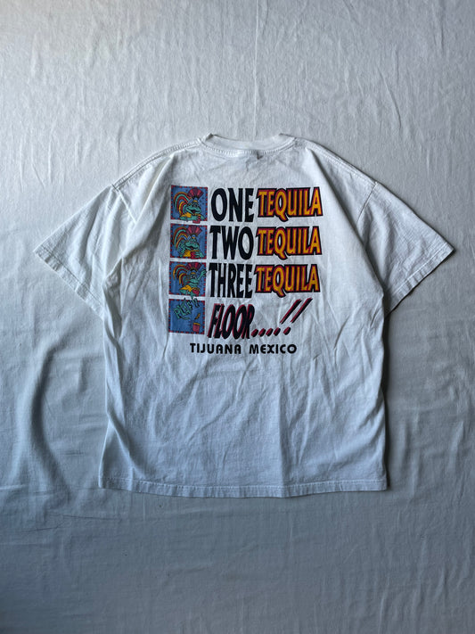 Vintage Four Stages Of Tequila Tee XLarge