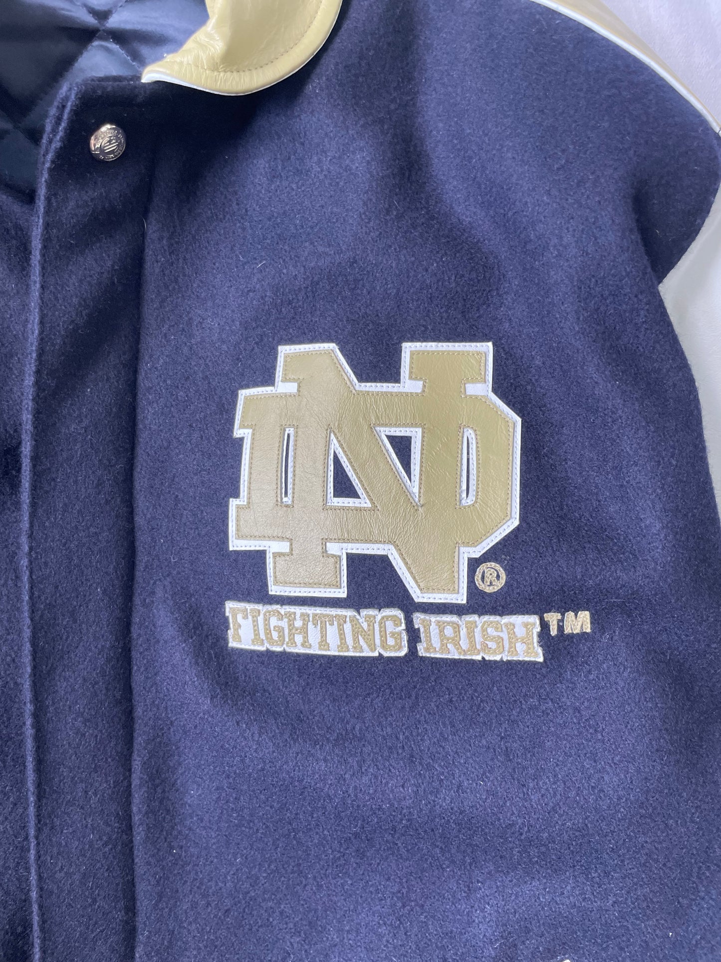 Vintage Notre Dame Jeff Hamilton Jacket XL