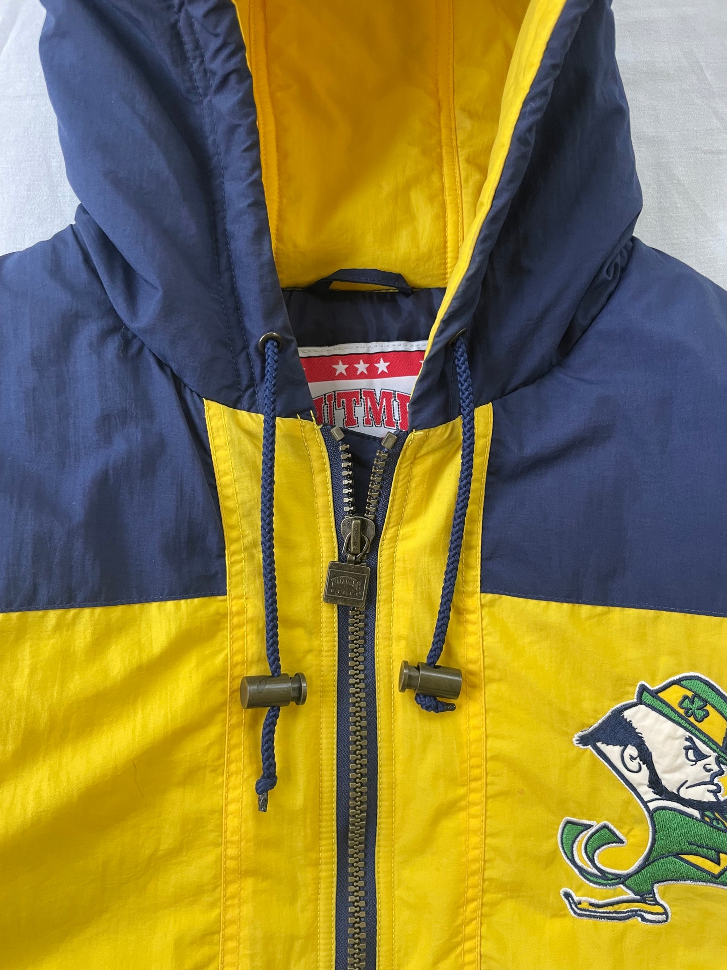 Vintage Notre Dame Puffer Jacket XLarge