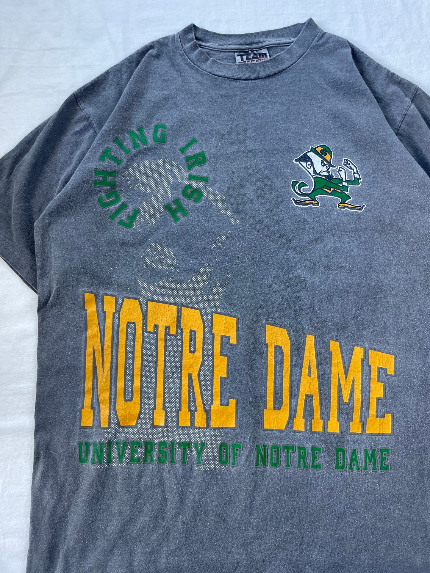 Vintage Notre Dame Basketball Tee XLarge