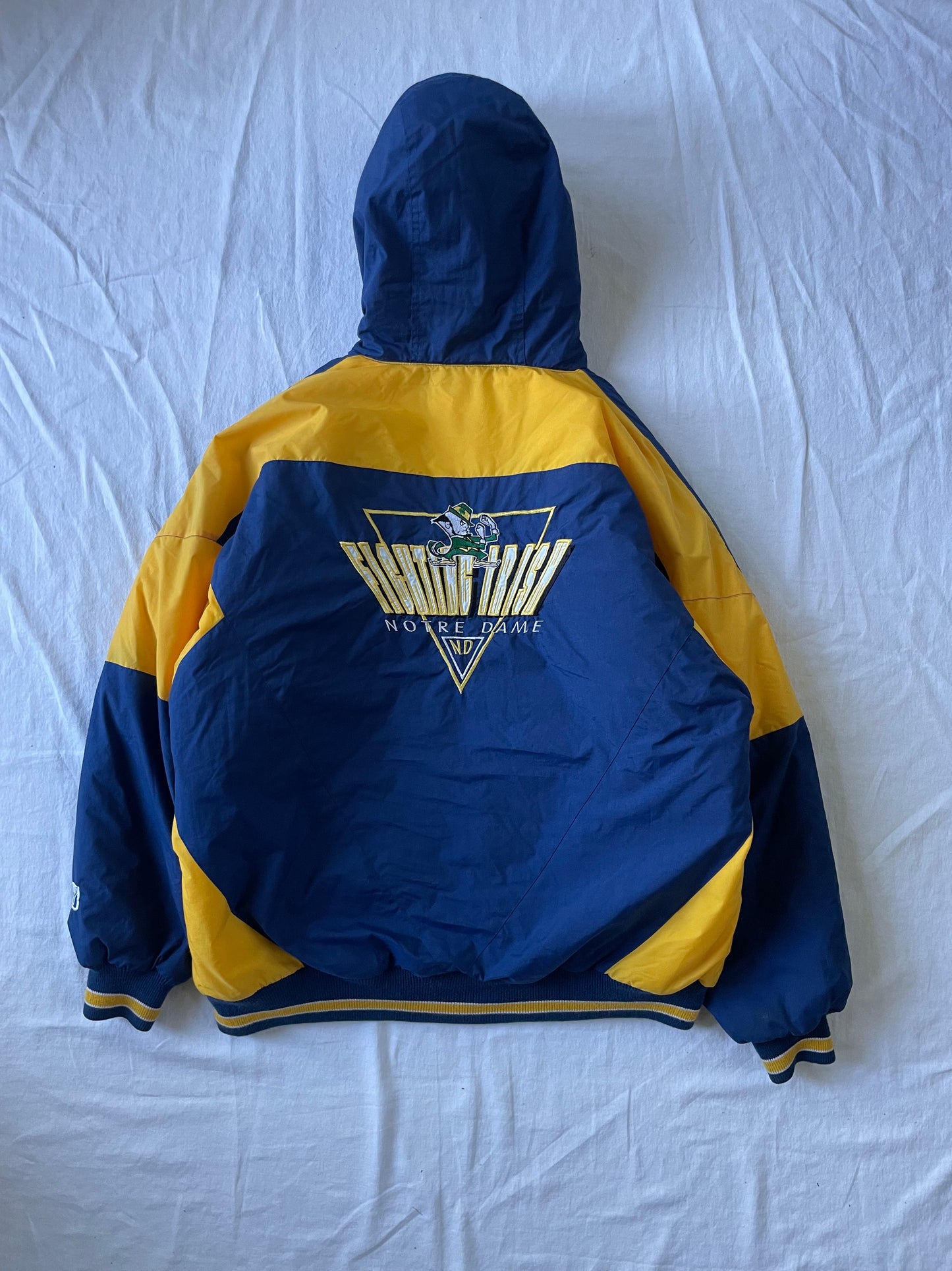 Vintage Notre Dame Puffer Jacket XLarge