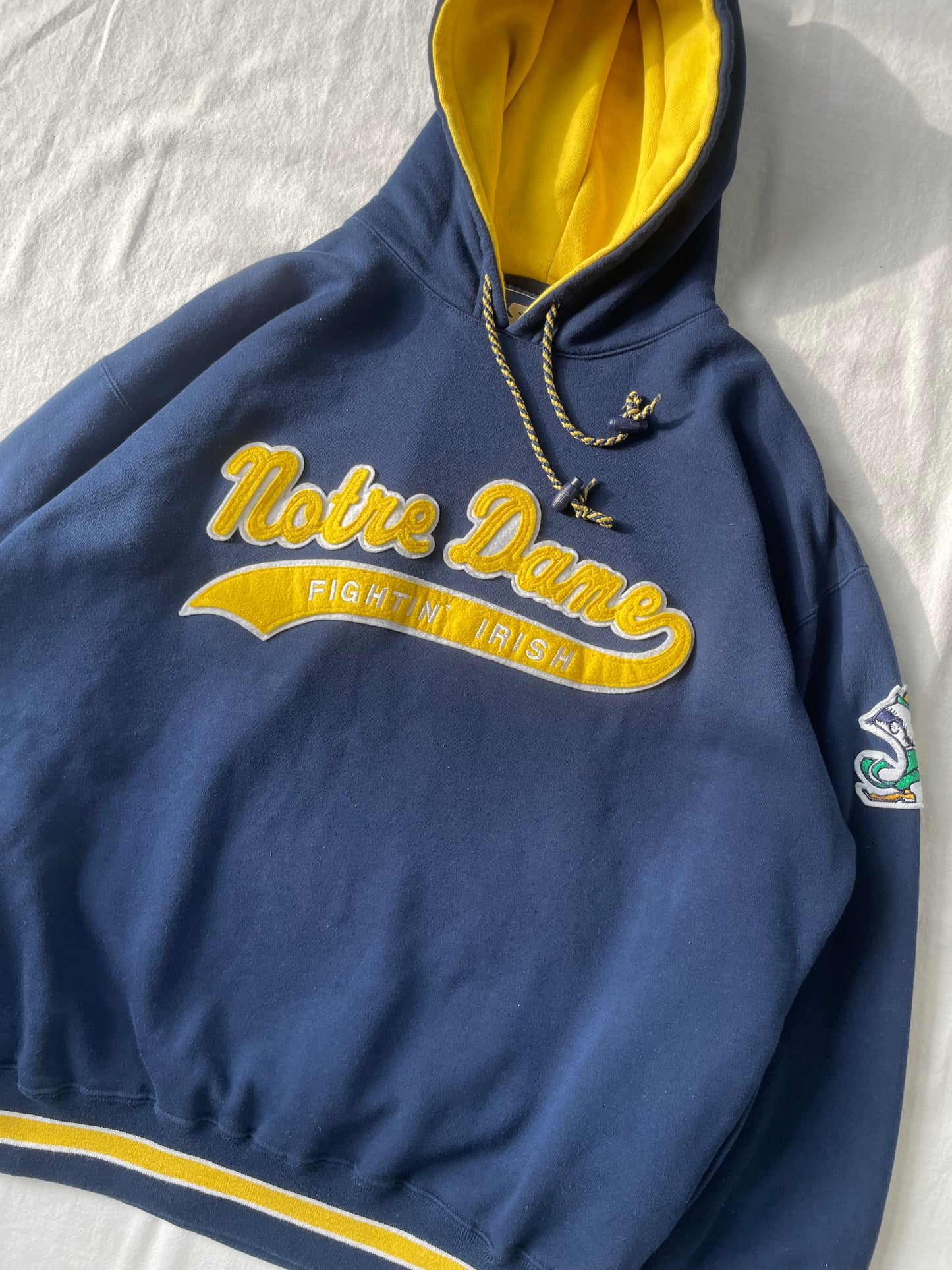 Vintage Notre Dame Hoodie XLarge