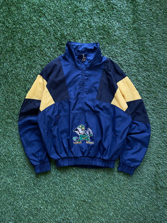 Vintage Notre Dame Windbreaker Jacket Medium