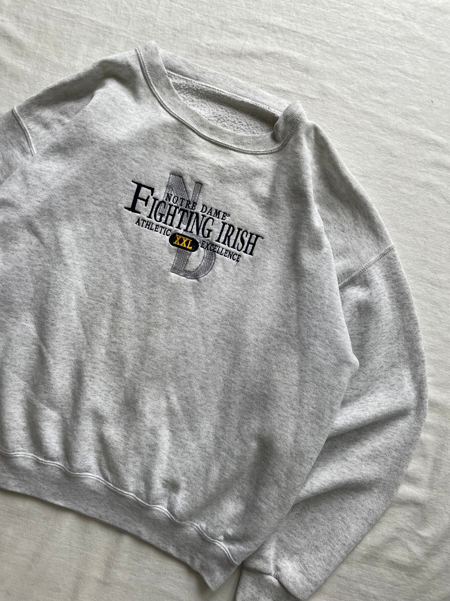 Vintage Notre Dame Fighting Irish Crewneck Large