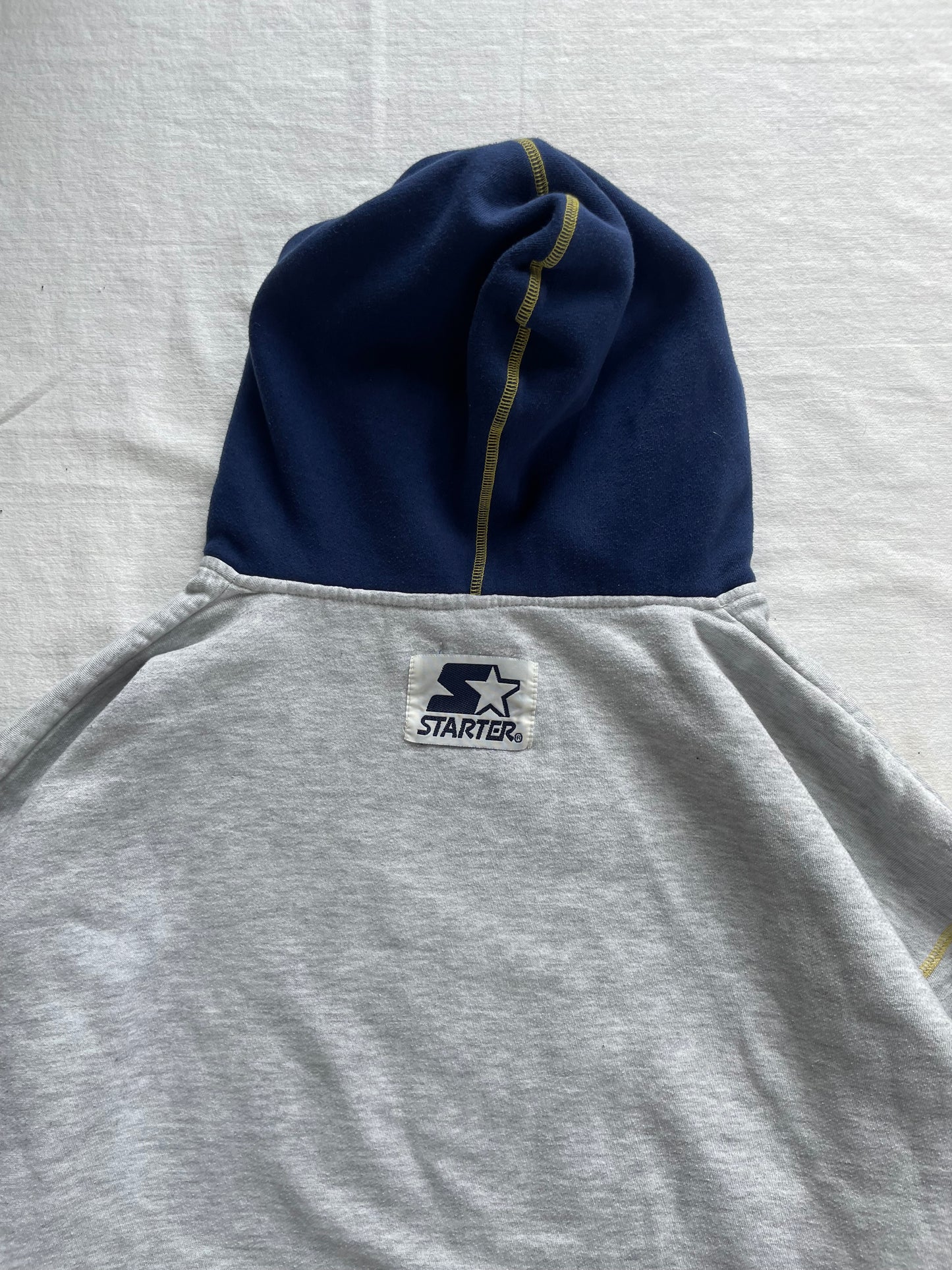 Vintage Notre Dame Starter Hoodie Large