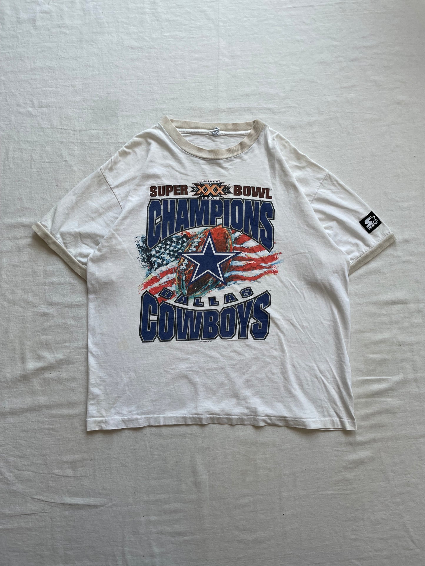 Vintage Dallas Cowboys Super Bowl Champions Starter Tee Large/XLarge