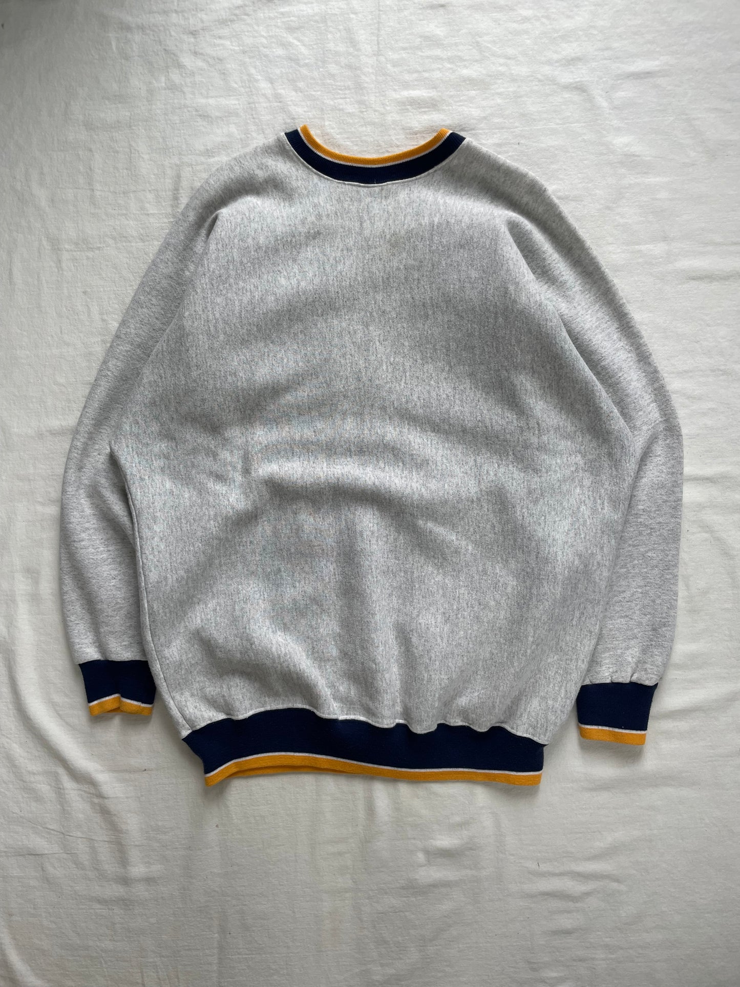 Vintage Notre Dame Spell Out Crewneck 2XL